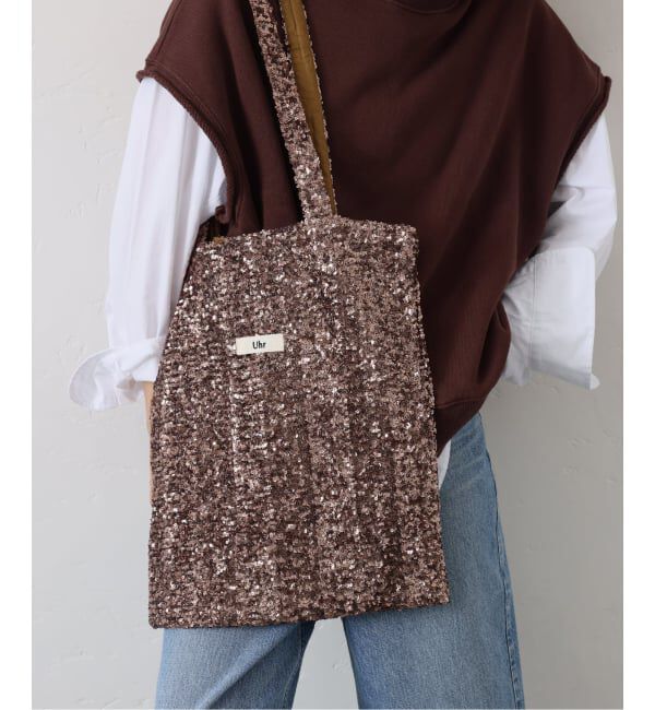 Spick and Span「《一部店舗+WEB限定》Uhr/ウーア 別注SPANGLE TOTE*」|トートバッグ|
