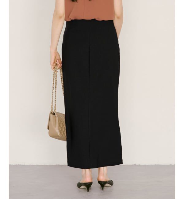 NOBLE「《追加2》RyNyコンフォートストレッチジップタイトスカート」|スカート|