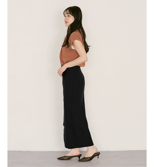 NOBLE「《追加2》RyNyコンフォートストレッチジップタイトスカート」|スカート|