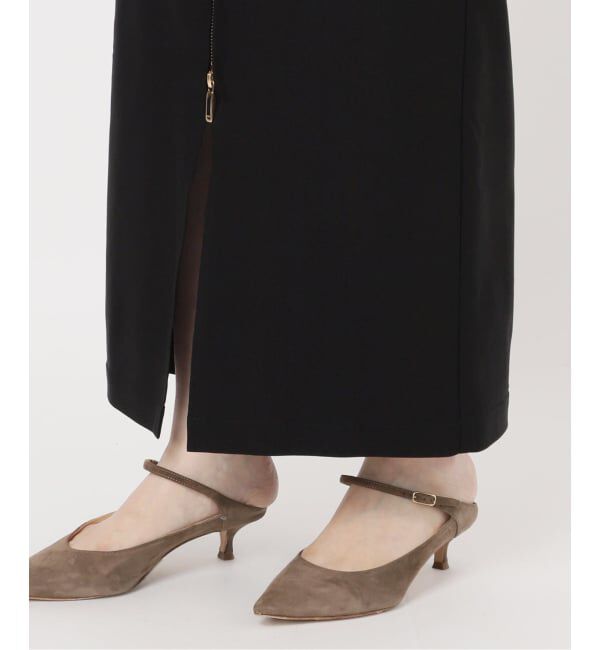 NOBLE「《追加2》RyNyコンフォートストレッチジップタイトスカート」|スカート|