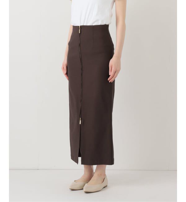 NOBLE「《追加2》RyNyコンフォートストレッチジップタイトスカート」|スカート|