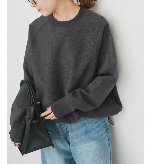 Spick and Span「《新色有り / 追加》ダンボールヘムギャザープルオーバー」|Tシャツ・カットソー|グレー