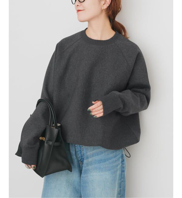 Spick and Span「《新色有り / 追加》ダンボールヘムギャザープルオーバー」|Tシャツ・カットソー|