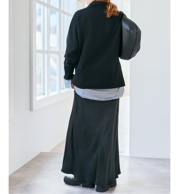 Spick and Span「キュプラフィブリルサテンスカート」|スカート|