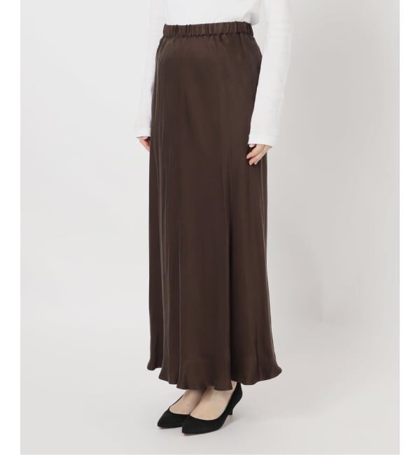 Spick and Span「キュプラフィブリルサテンスカート」|スカート|
