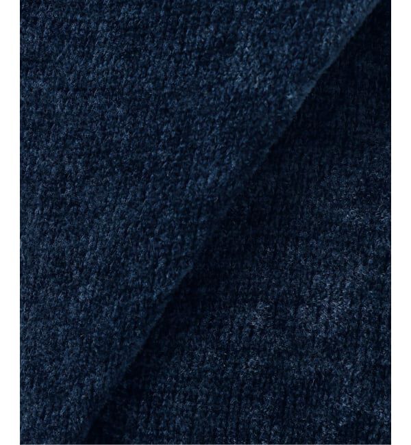  「【洗える】ベロアハーフスリーブニット」|ニット・セーター|