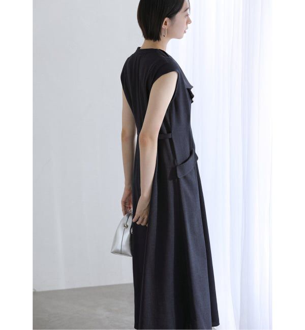  「《追加》【洗える】アシメラペルツイルワンピース」|ワンピース|