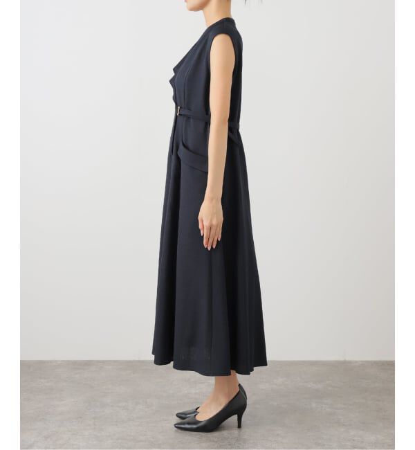  「《追加》【洗える】アシメラペルツイルワンピース」|ワンピース|