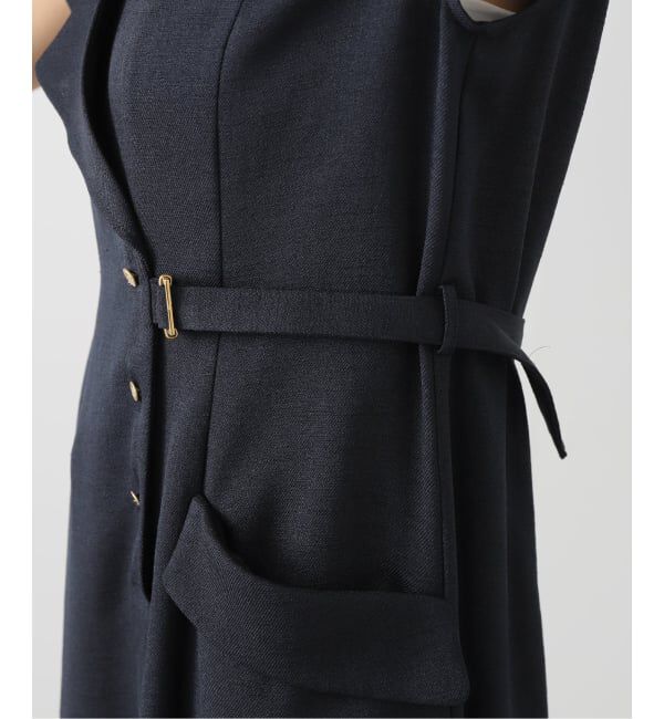  「《追加》【洗える】アシメラペルツイルワンピース」|ワンピース|