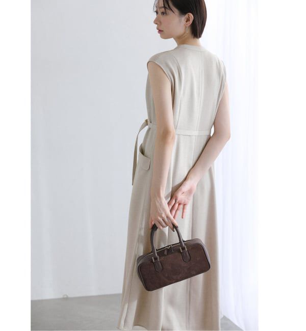  「《追加》【洗える】アシメラペルツイルワンピース」|ワンピース|