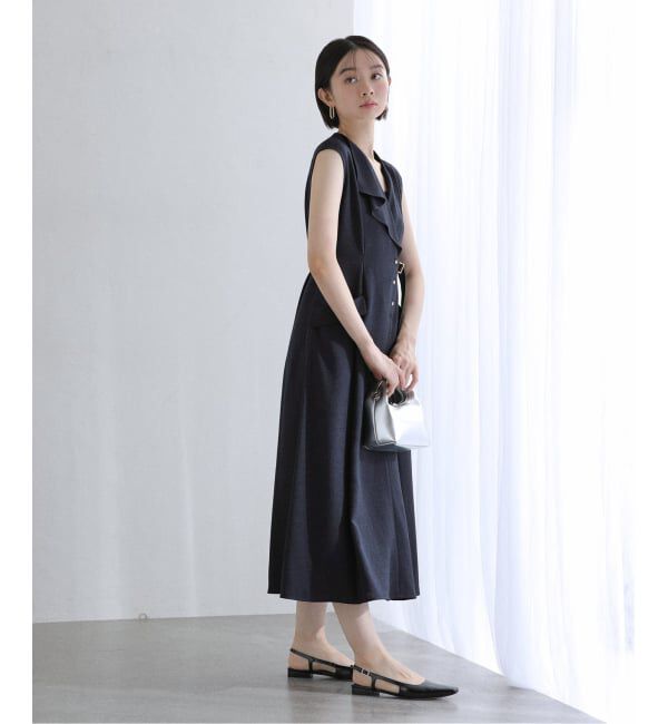  「《追加》【洗える】アシメラペルツイルワンピース」|ワンピース|