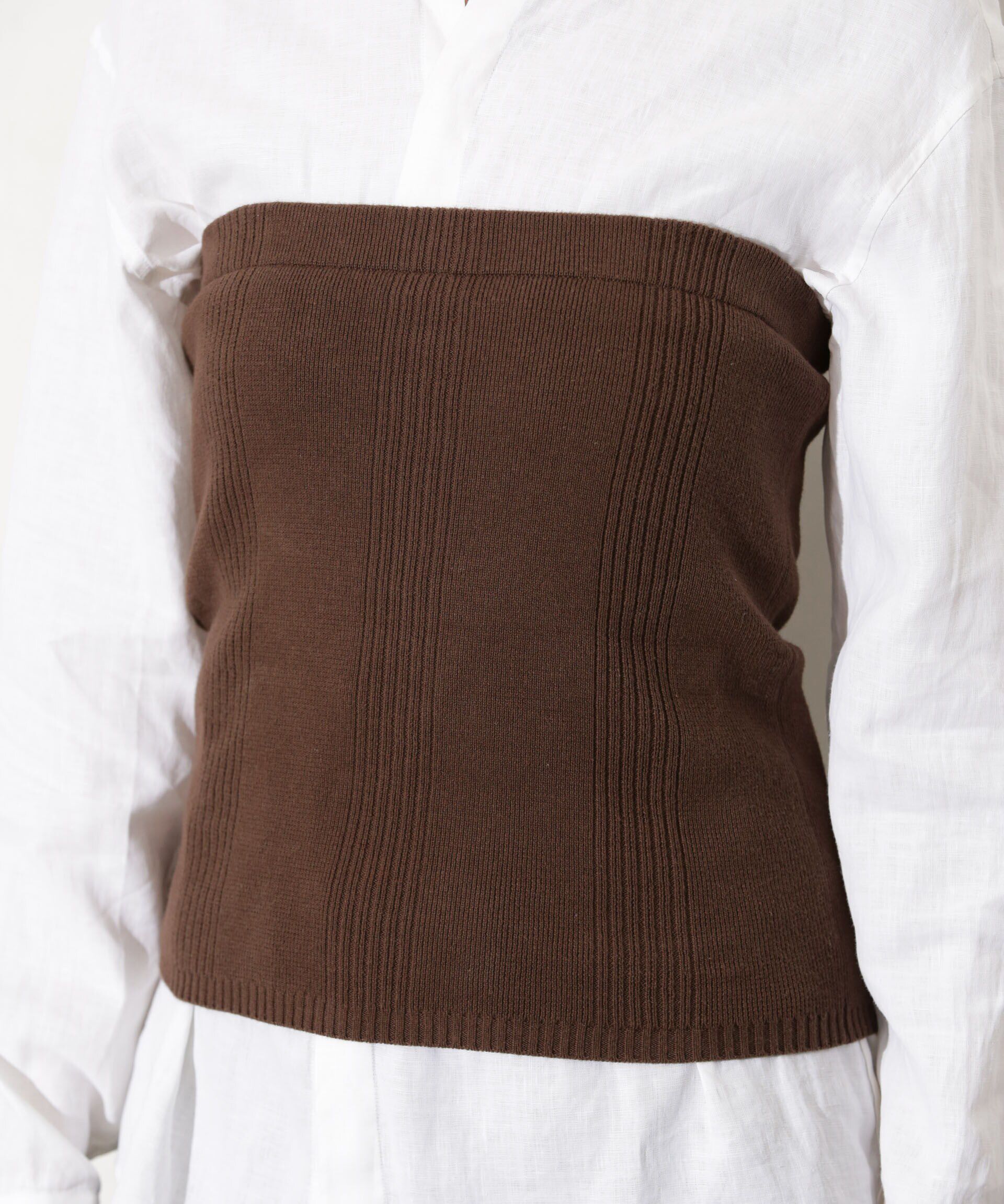 nano･universe「Robert P. Miller/別注 ニットカップ付ビスチェ」|ニット・セーター|