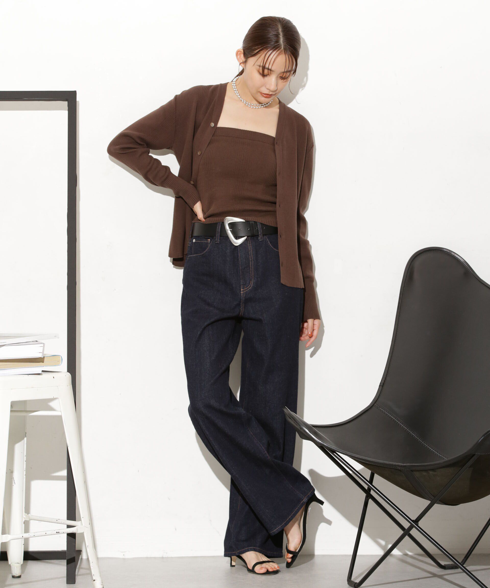 nano･universe「Robert P. Miller/別注 ニットカップ付ビスチェ」|ニット・セーター|