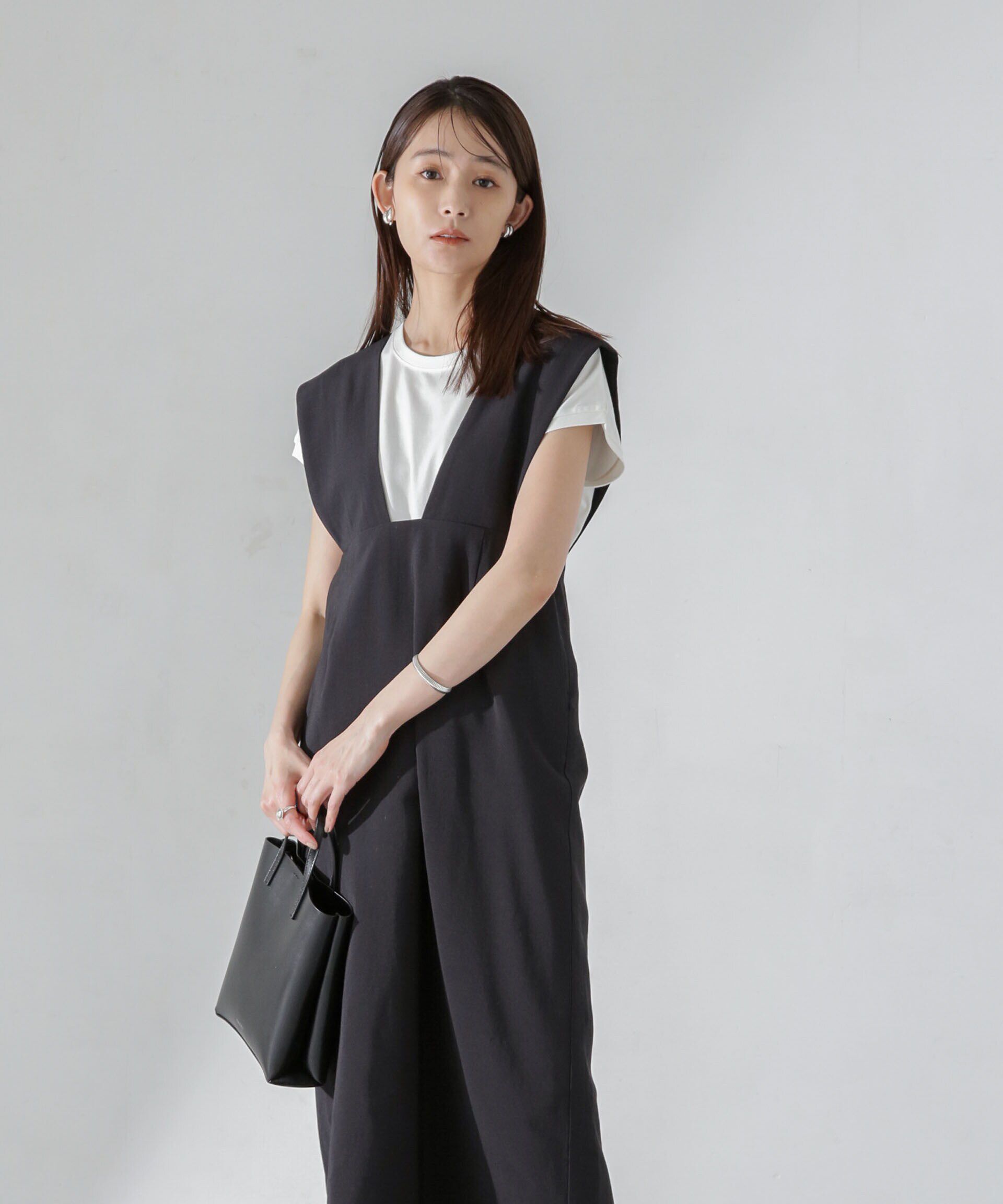 nano･universe「Iラインジャンパースカート」|ワンピース|