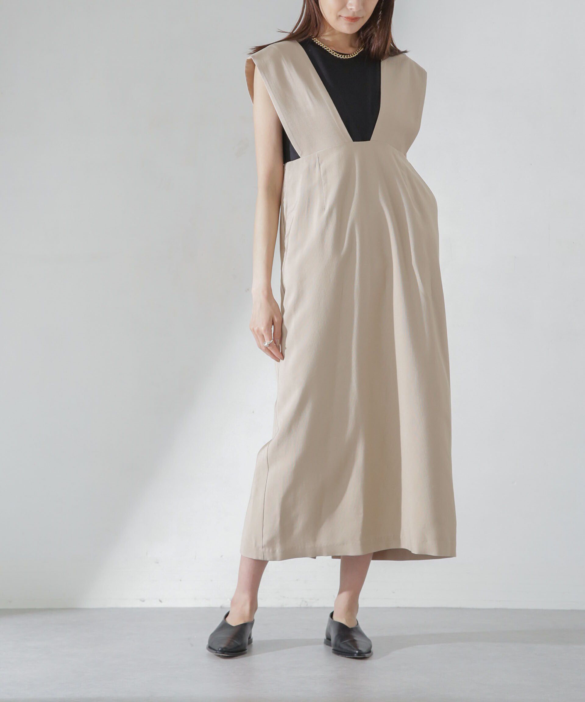 nano･universe「Iラインジャンパースカート」|ワンピース|