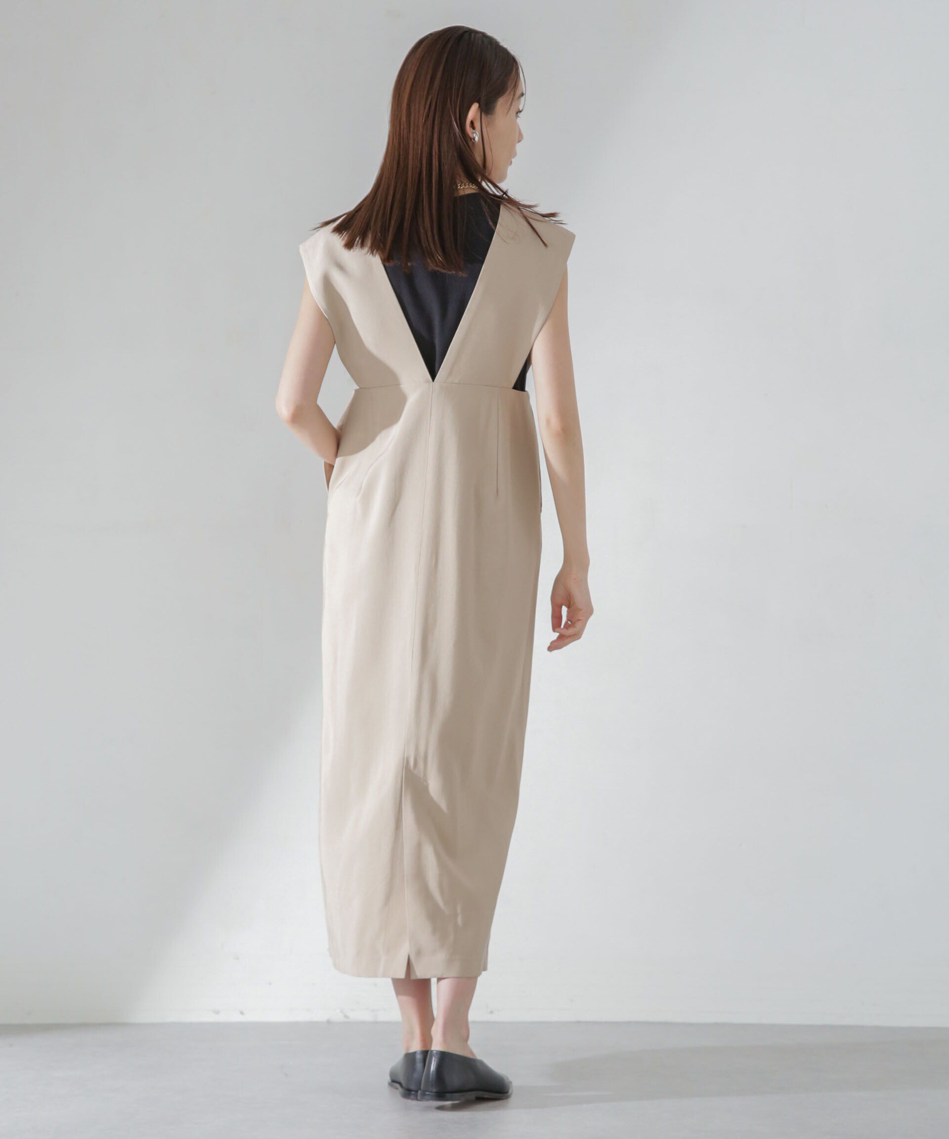 nano･universe「Iラインジャンパースカート」|ワンピース|