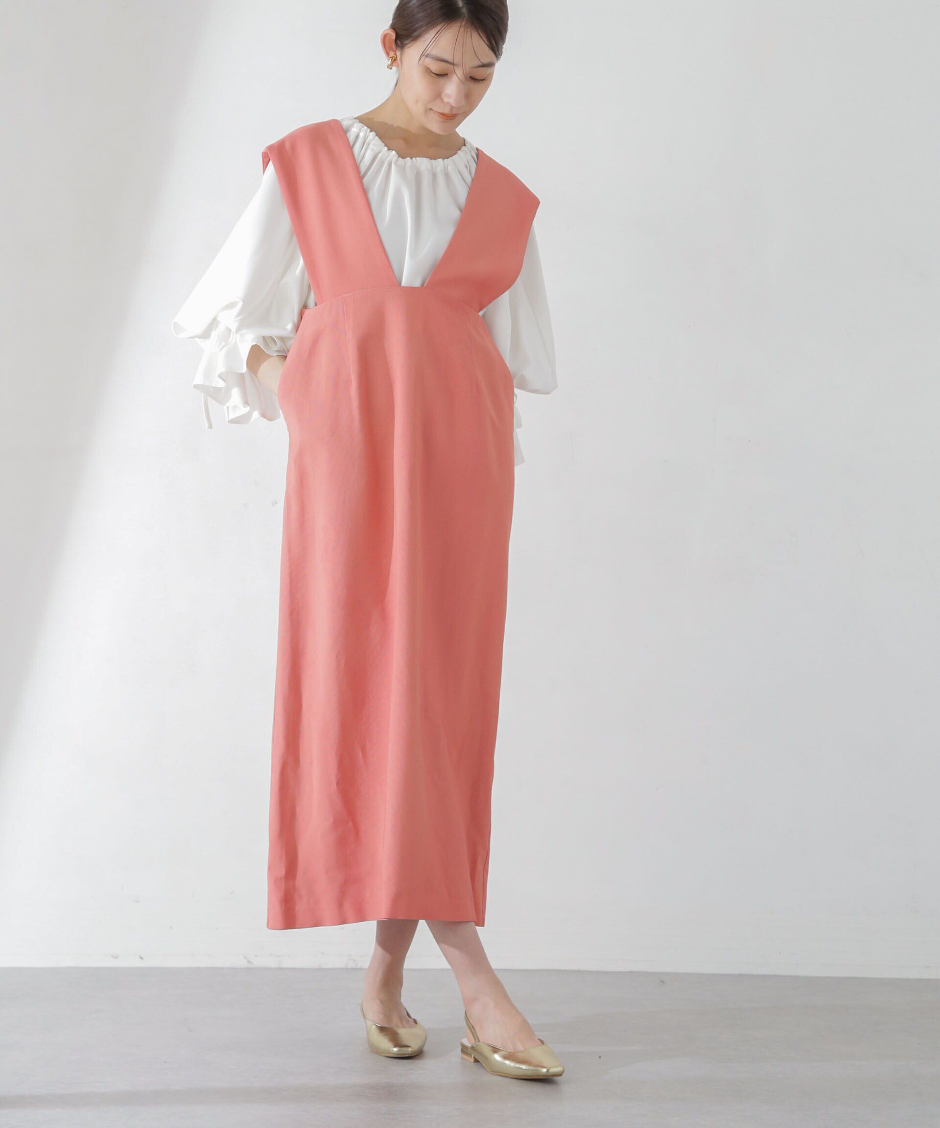 nano･universe「Iラインジャンパースカート」|ワンピース|