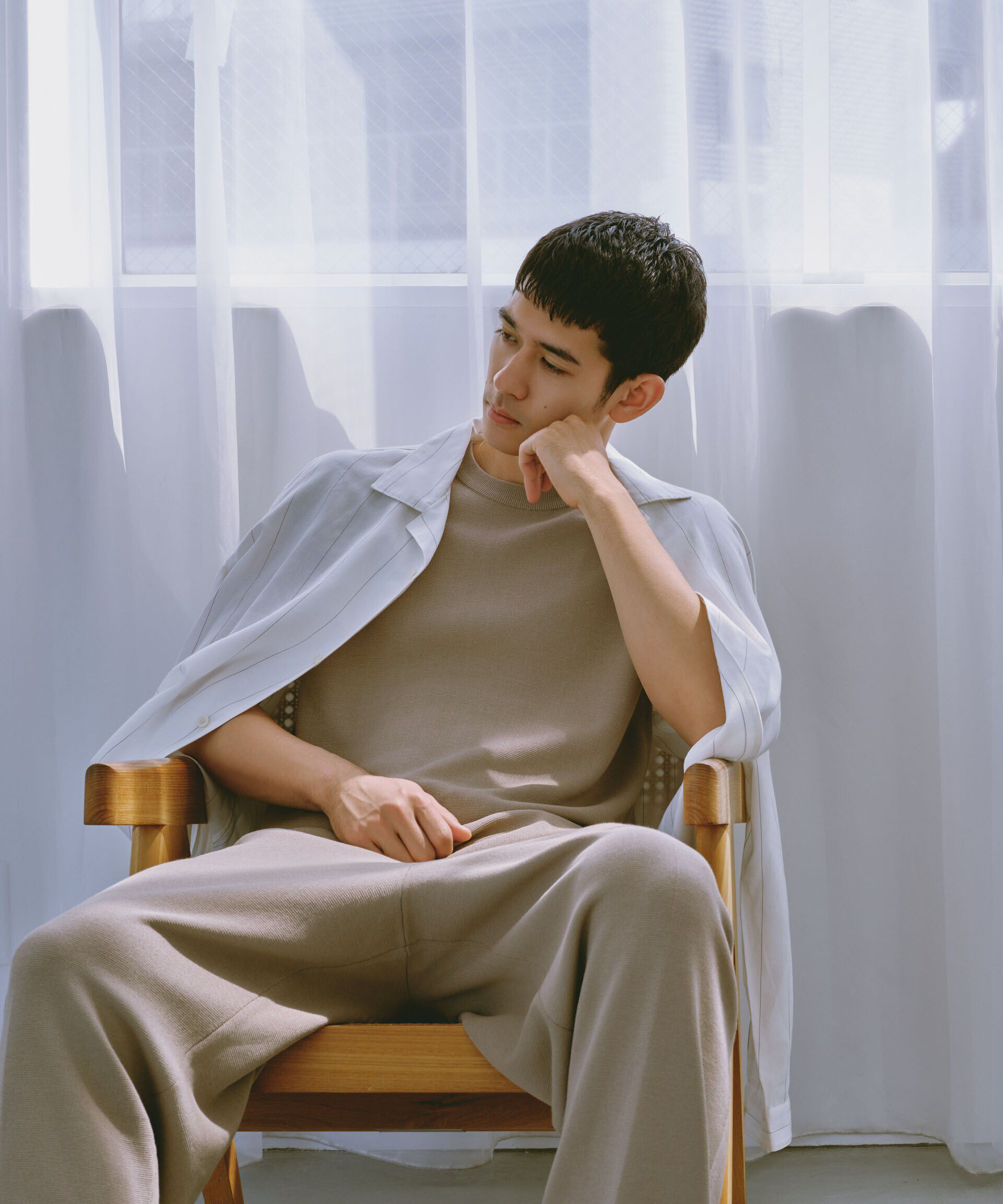 nano･universe「14ゲージミラノリブニット タンクトップ(手洗い可能)」|ニット・セーター|