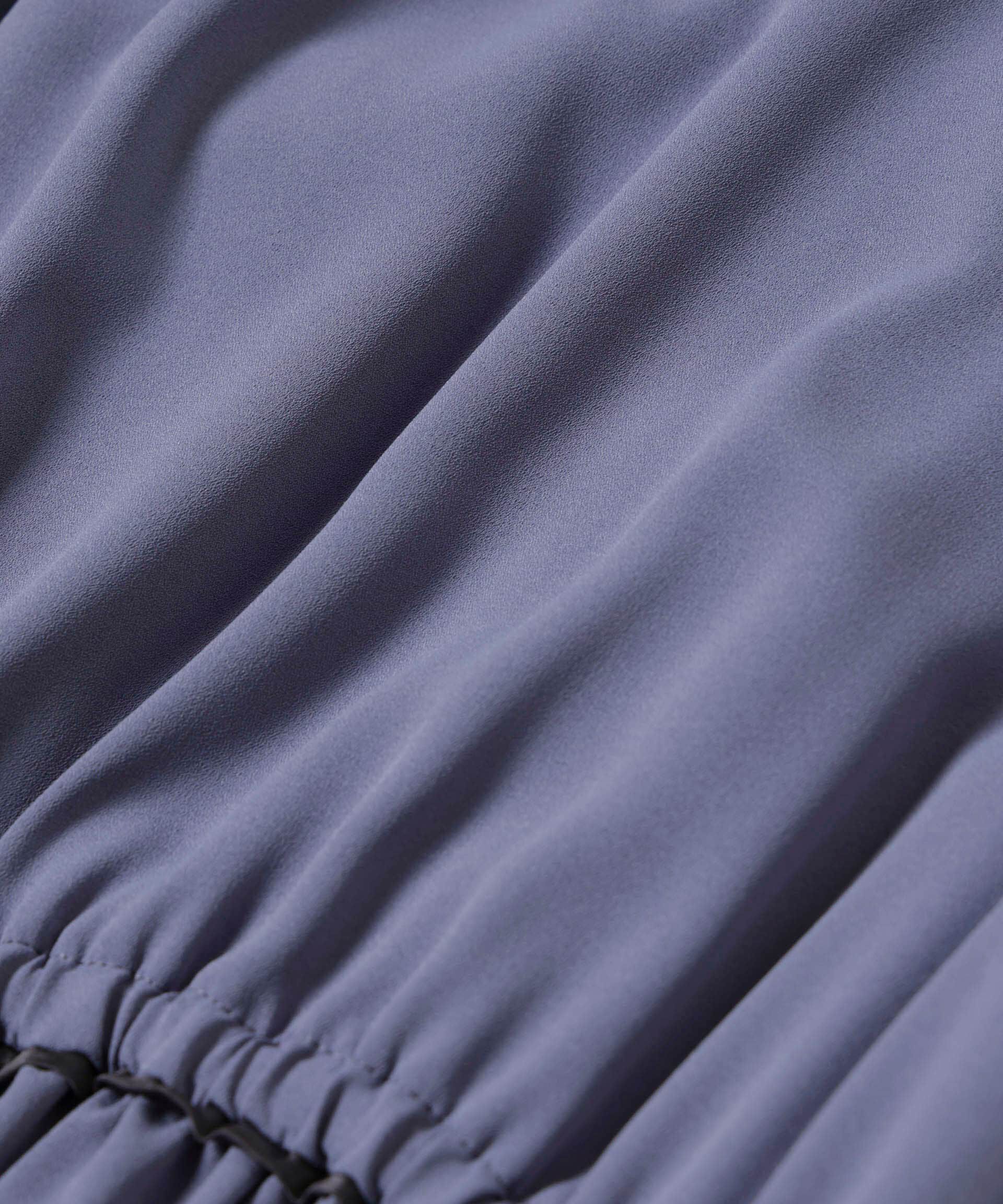 nano･universe「バイカラースタンドギャザーワンピース」|ワンピース|