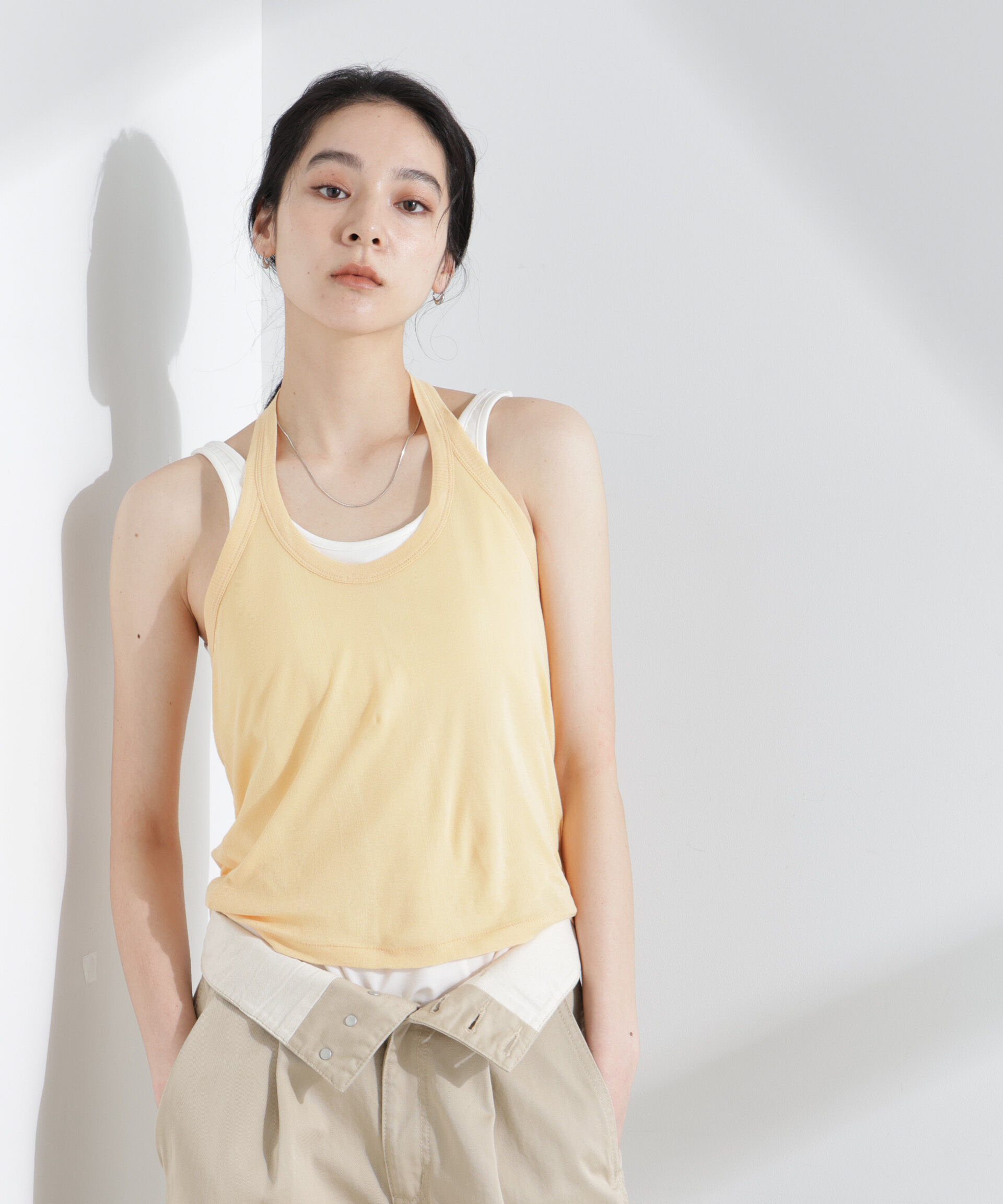 nano･universe「Robert P. Miller/Light Prib Halter tank」|Tシャツ・カットソー|