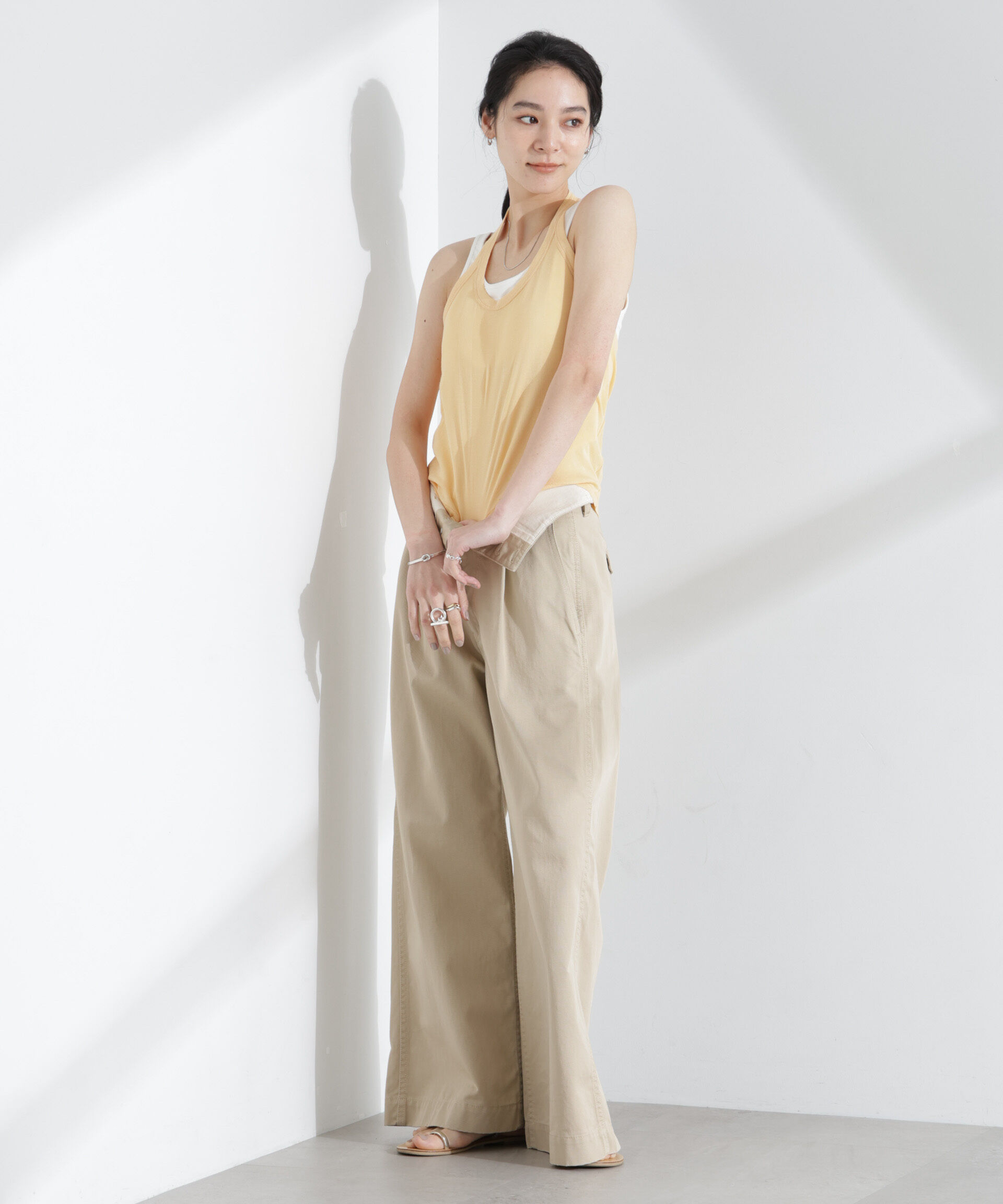 nano･universe「Robert P. Miller/Light Prib Halter tank」|Tシャツ・カットソー|