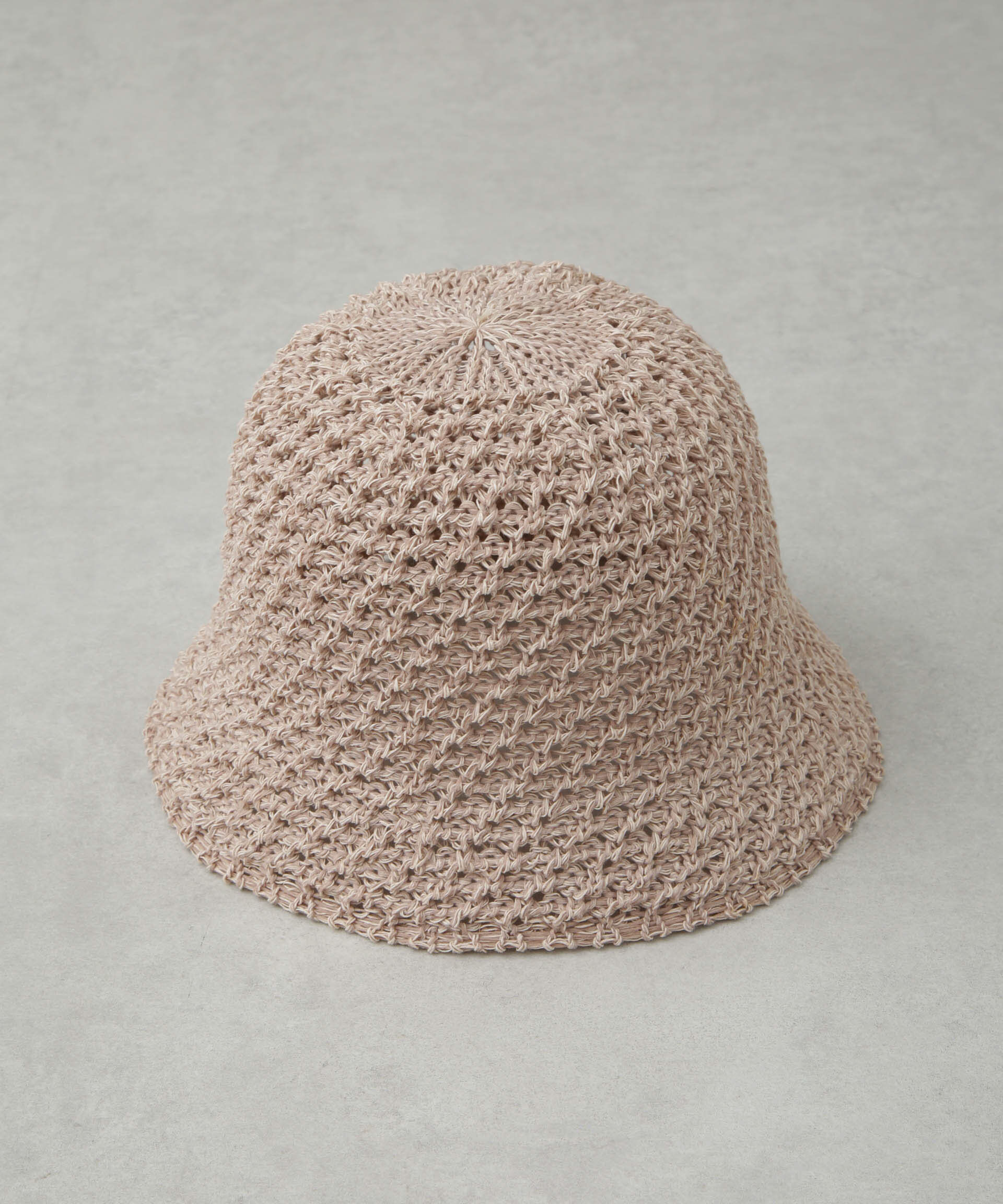 nano･universe「透かし編みサーモハット」|キャップ・キャスケット|