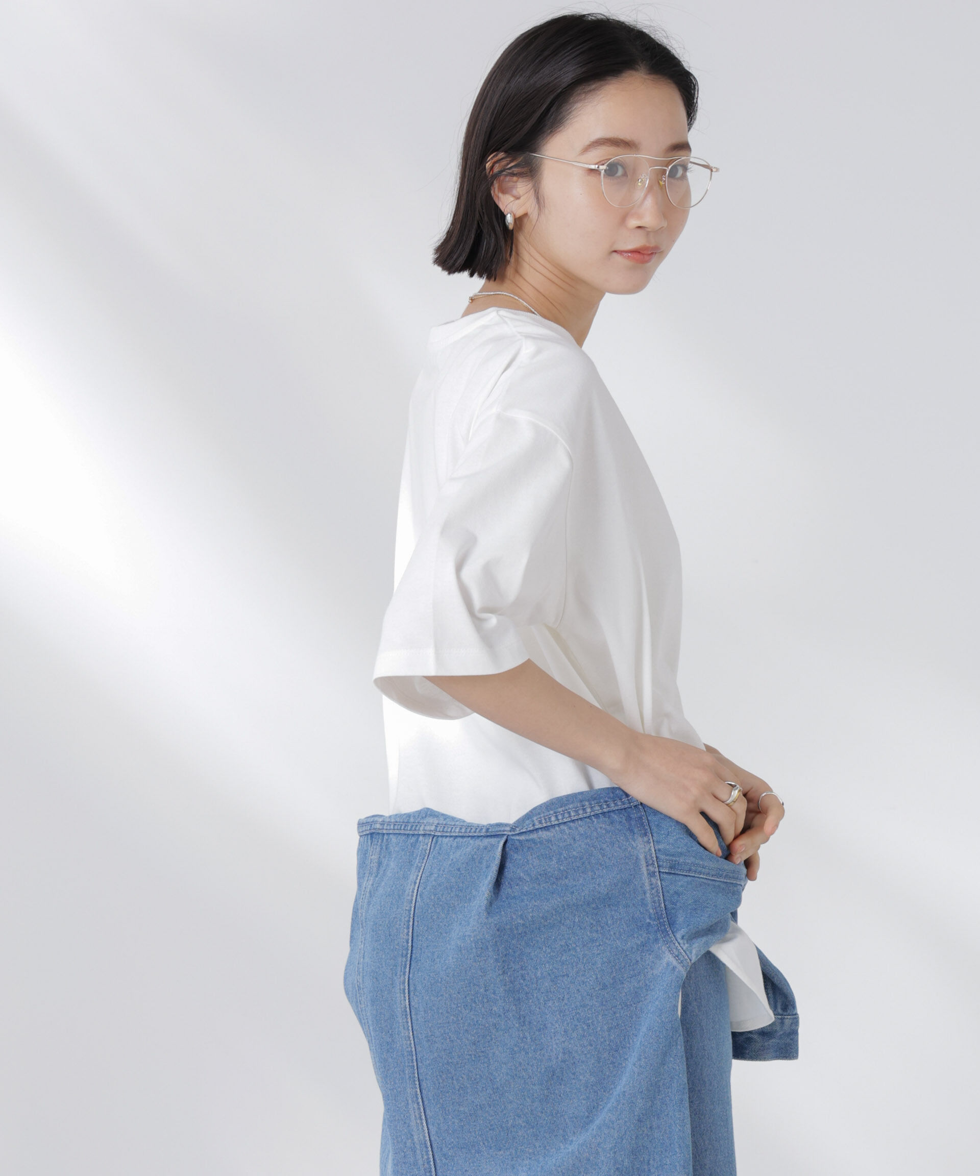 nano･universe「STORATECH 機能素材ラウンドヘムTシャツ」|Tシャツ・カットソー|