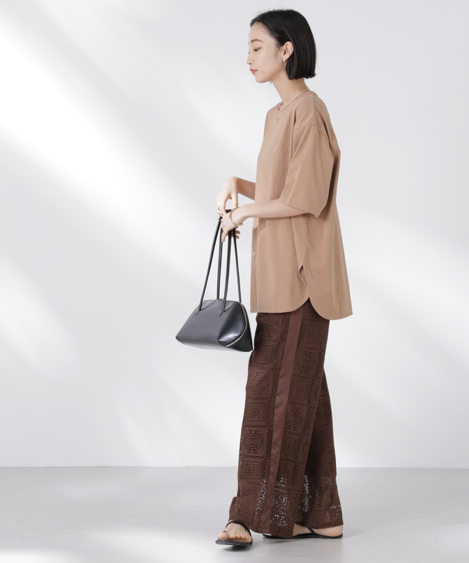 nano･universe「STORATECH 機能素材ラウンドヘムTシャツ」|Tシャツ・カットソー|