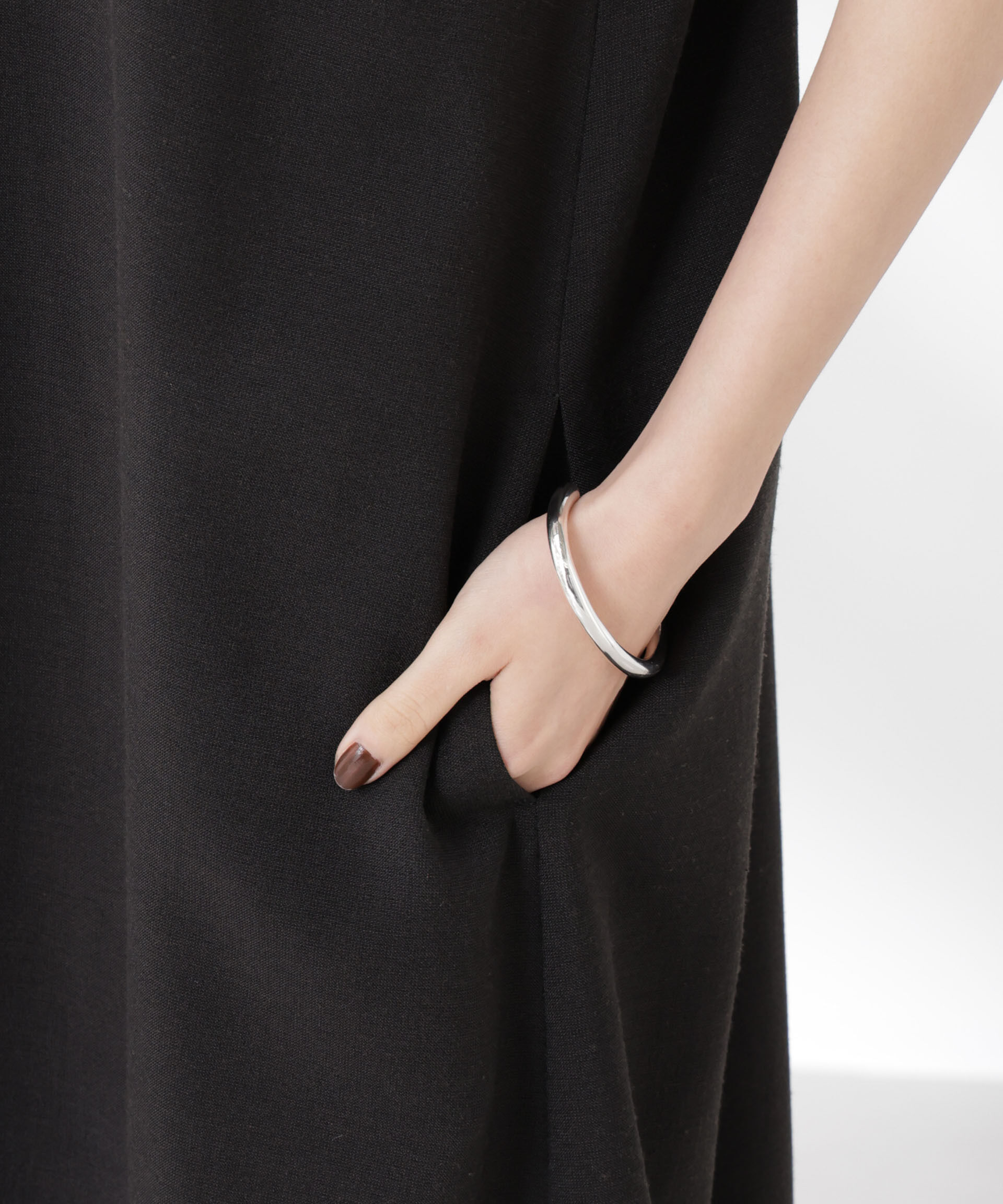 nano･universe「ギャザーショルダーフレアワンピース」|ワンピース|