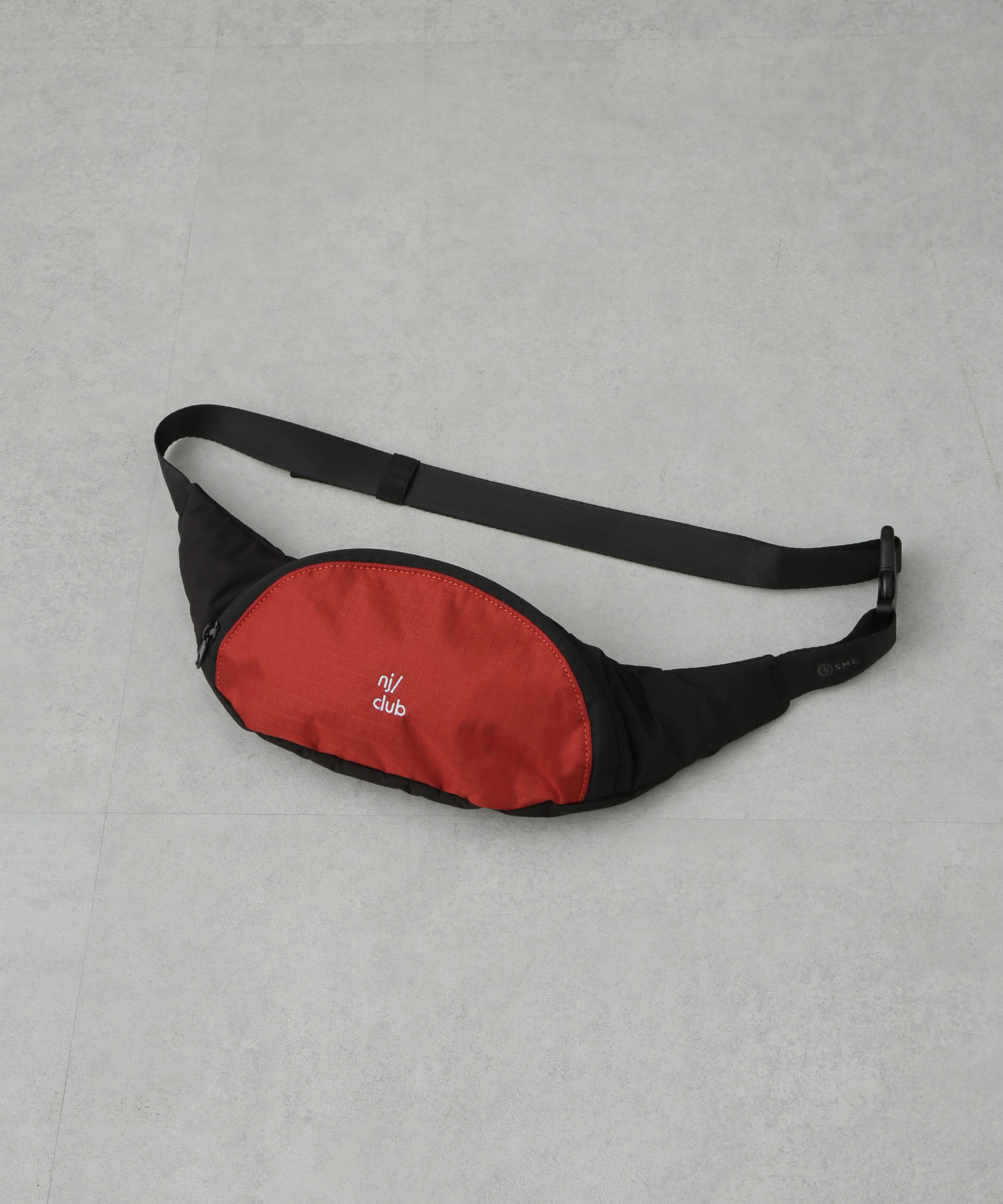 nano･universe「｢NJ/CLUB｣ SML別注ウエストポーチ」|ショルダー・メッセンジャー|レッド