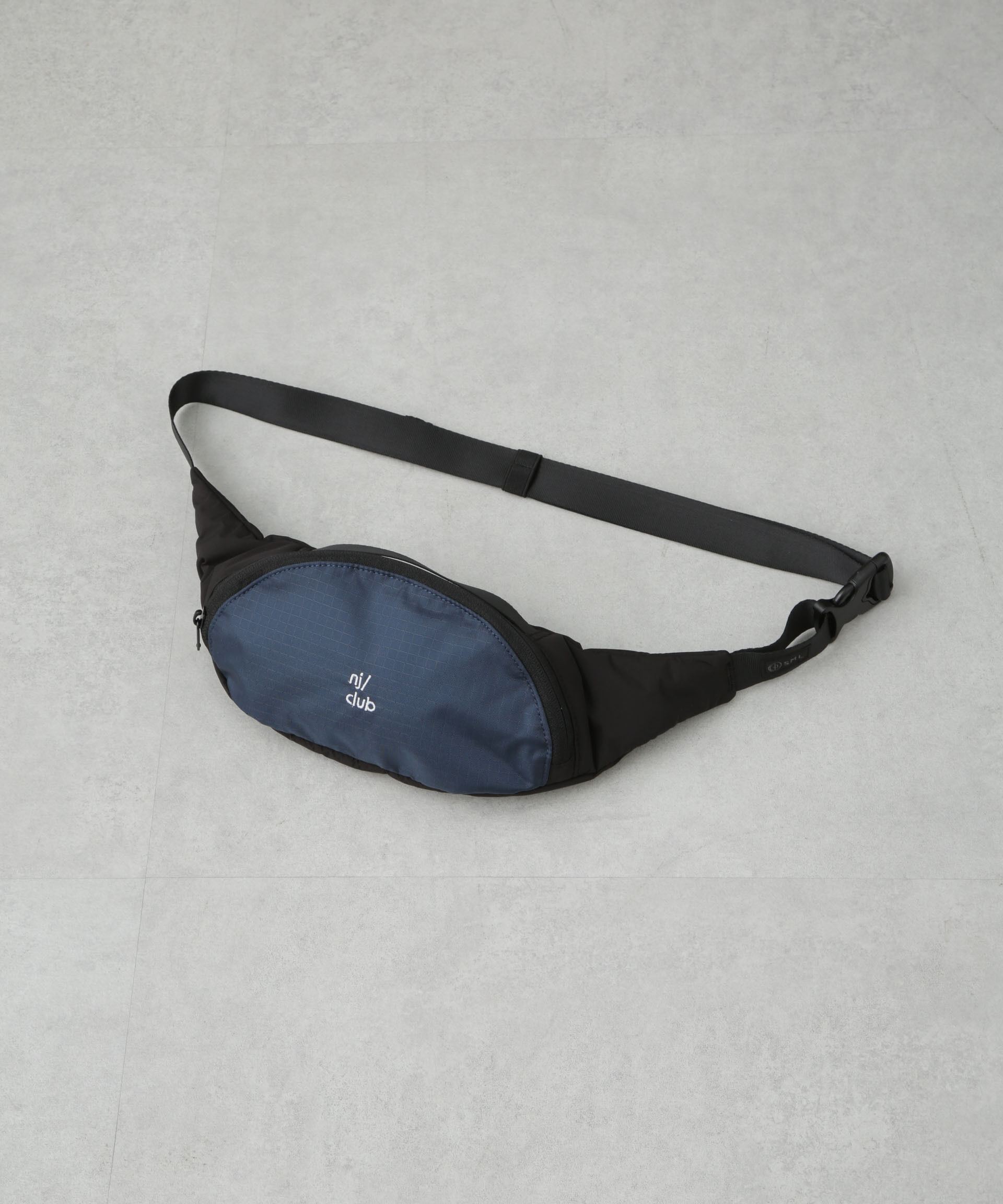 nano･universe「｢NJ/CLUB｣ SML別注ウエストポーチ」|ショルダー・メッセンジャー|ネイビー