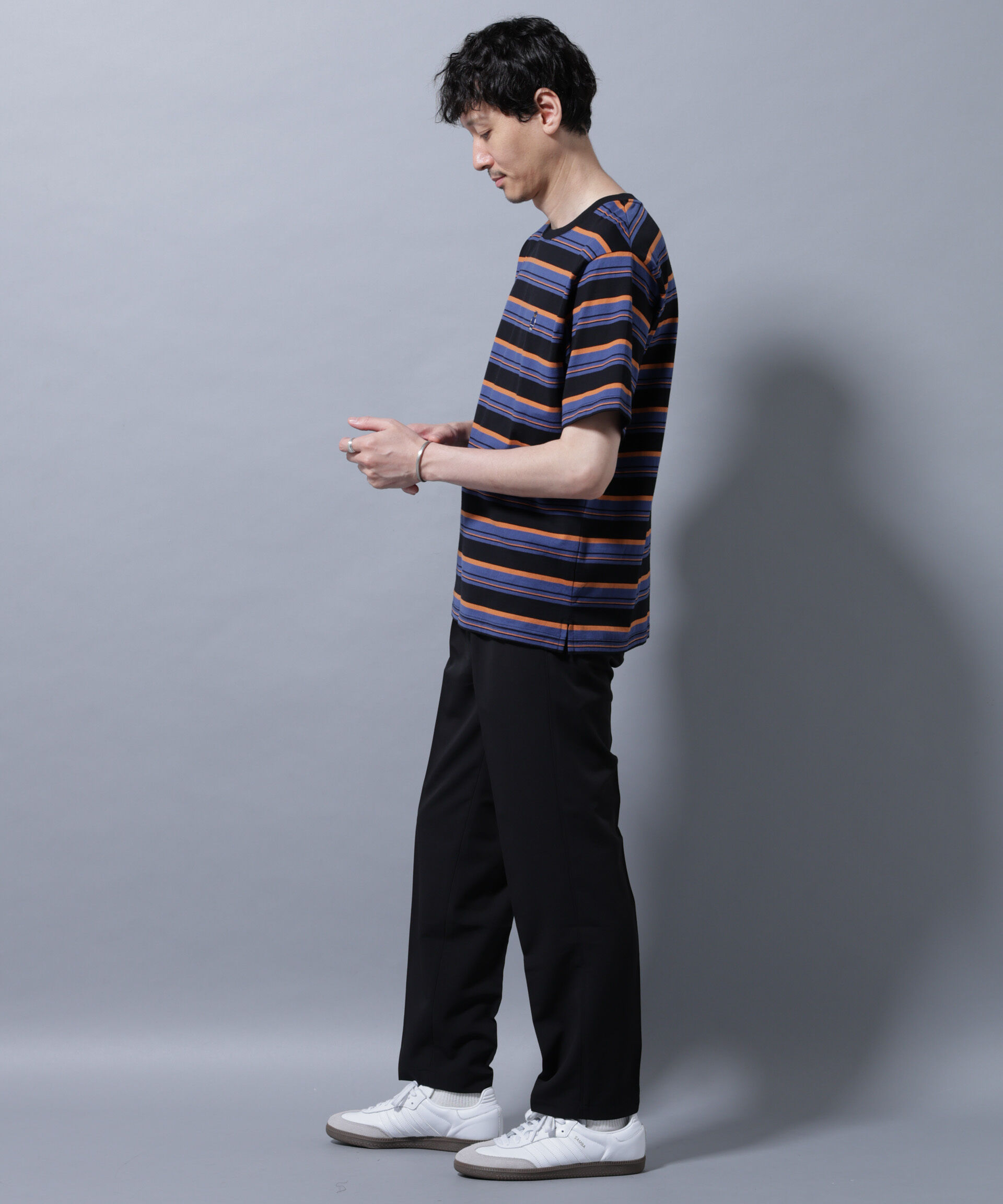 nano･universe「ナノベアボーダーTシャツ 半袖」|Tシャツ・カットソー|