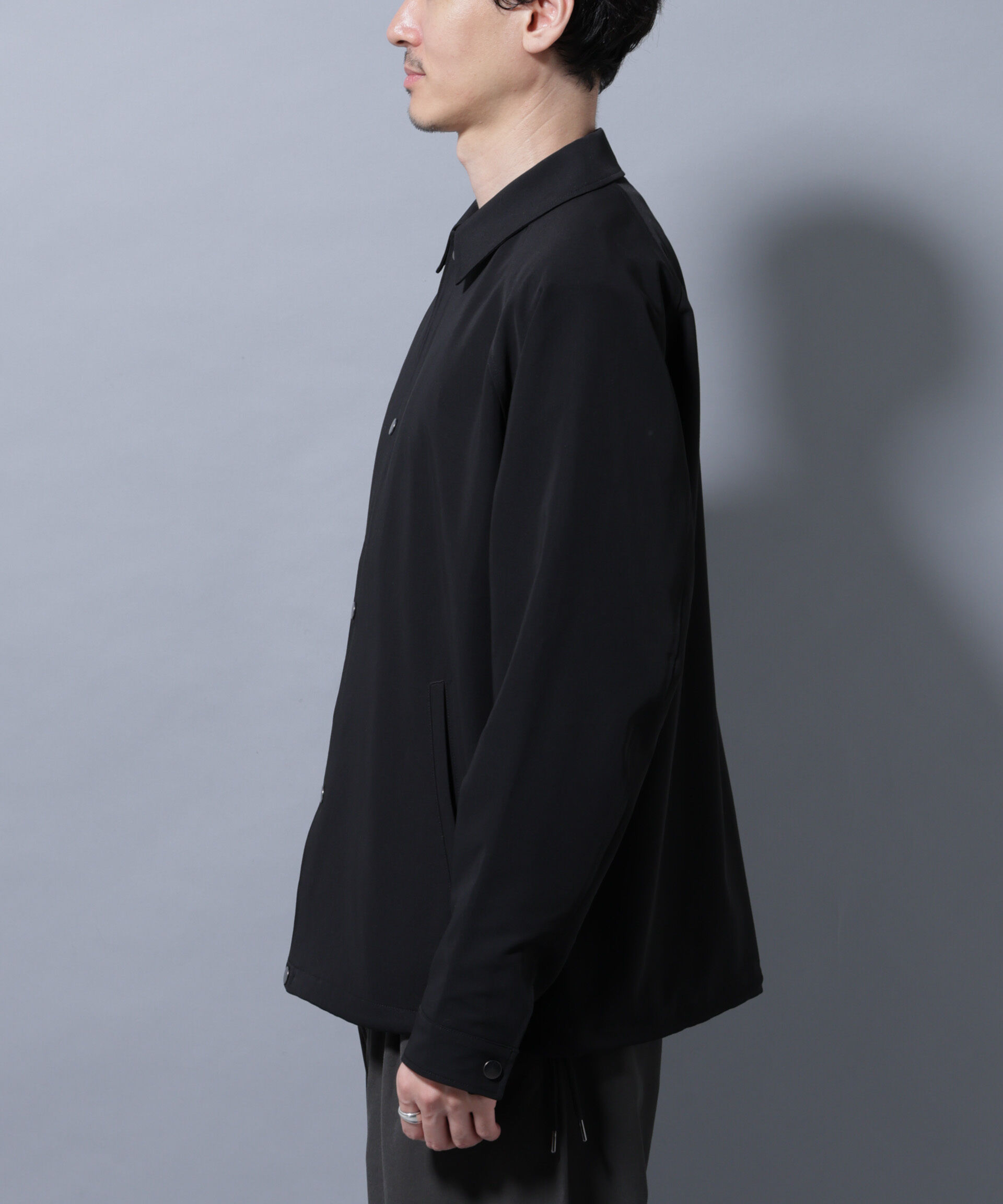 nano･universe「イタリアンドットリラックスコーチジャケット」|ブルゾン・スタジャン|