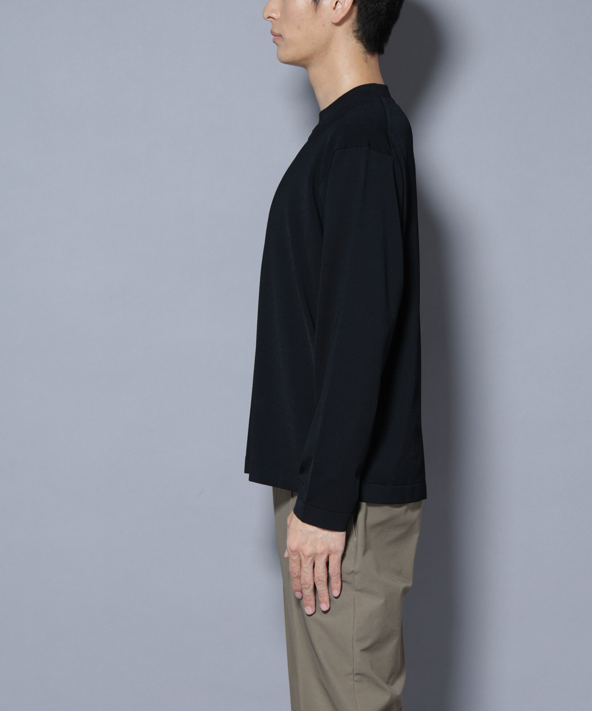 nano･universe「「ELITE 7 FUNCTION」クルーネックニット」|ニット・セーター|