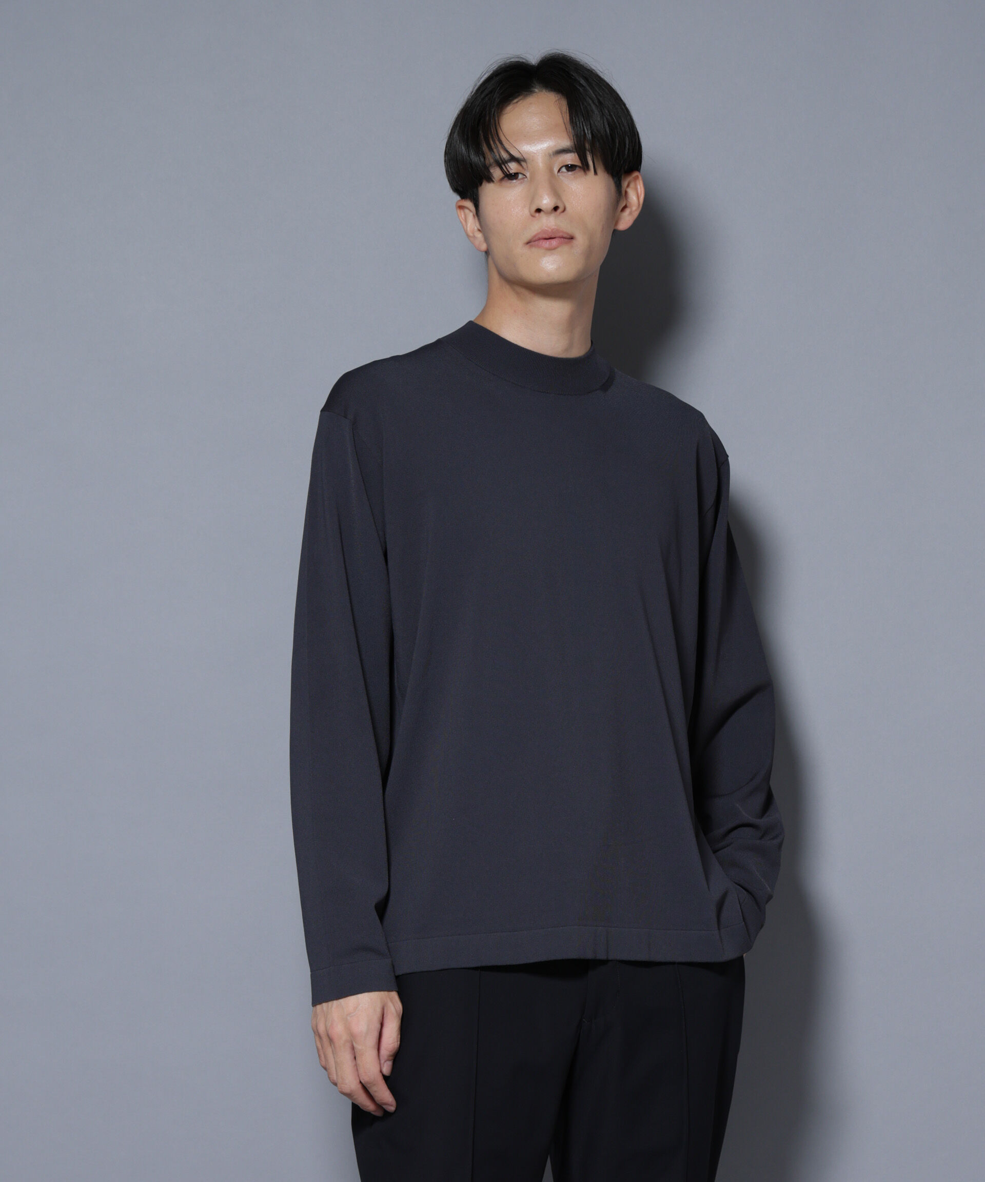 nano･universe「「ELITE 7 FUNCTION」クルーネックニット」|ニット・セーター|