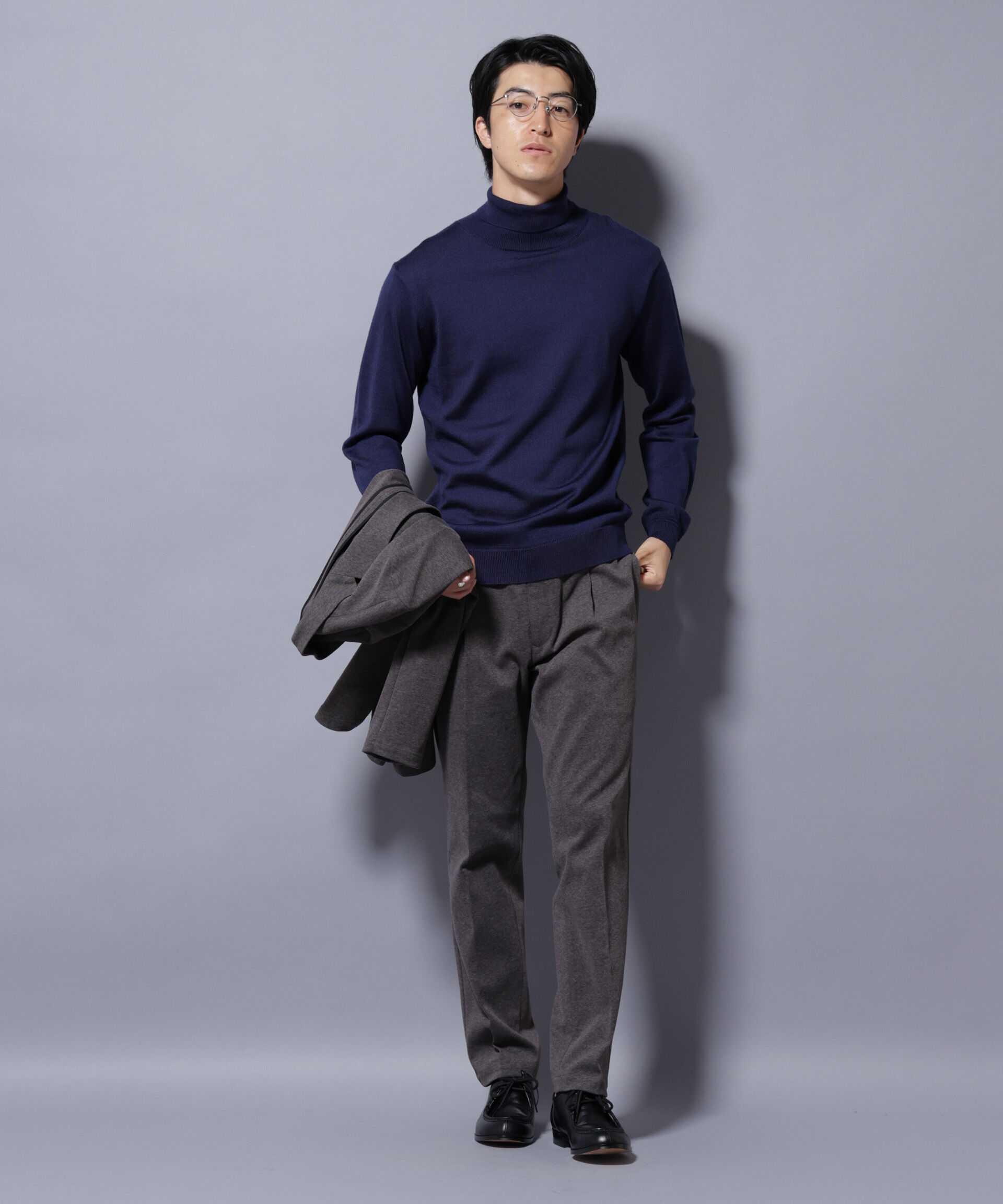 nano･universe「ストレッチカノコスラックス(セットアップ可)」|チノ|