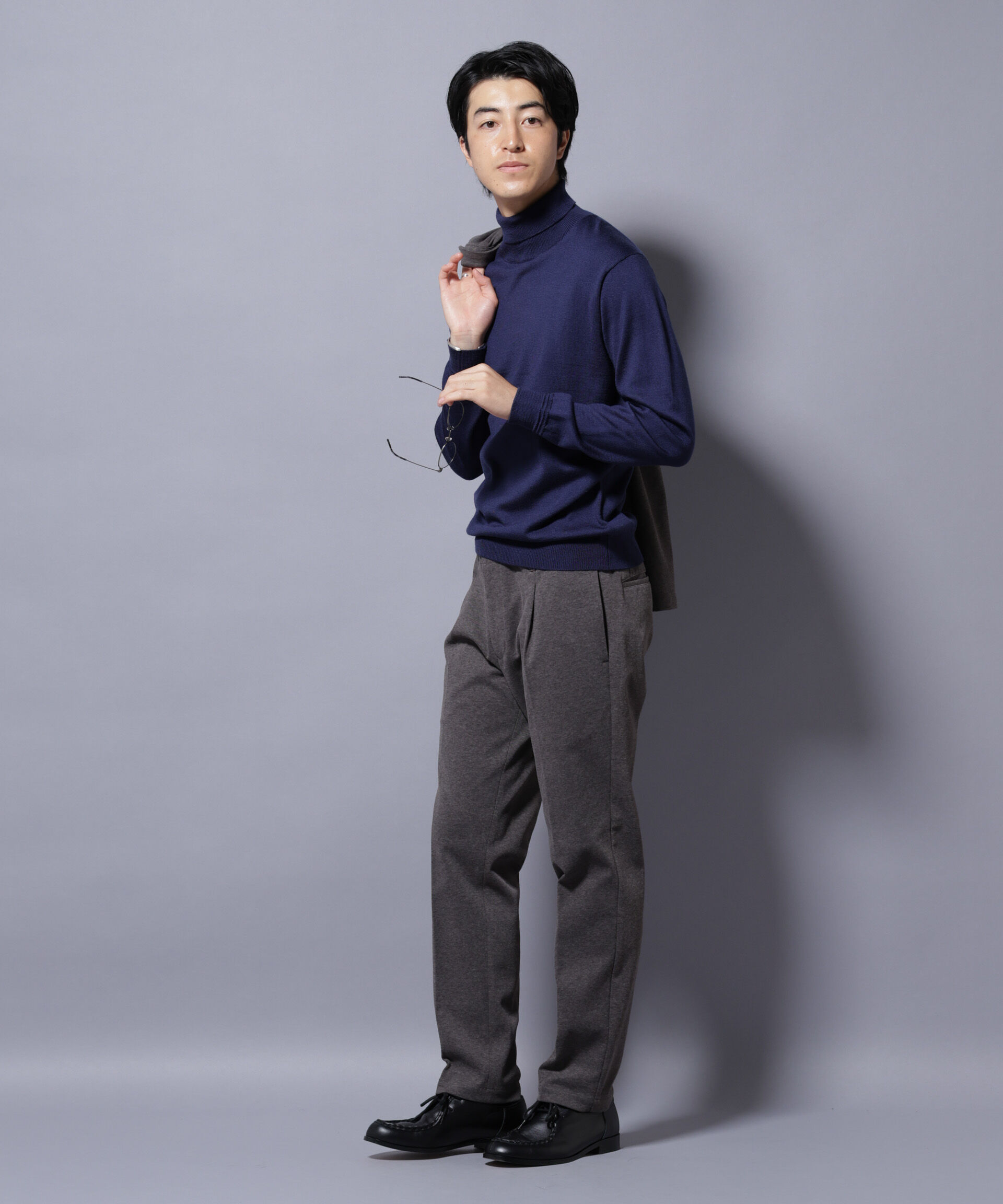 nano･universe「ストレッチカノコスラックス(セットアップ可)」|チノ|