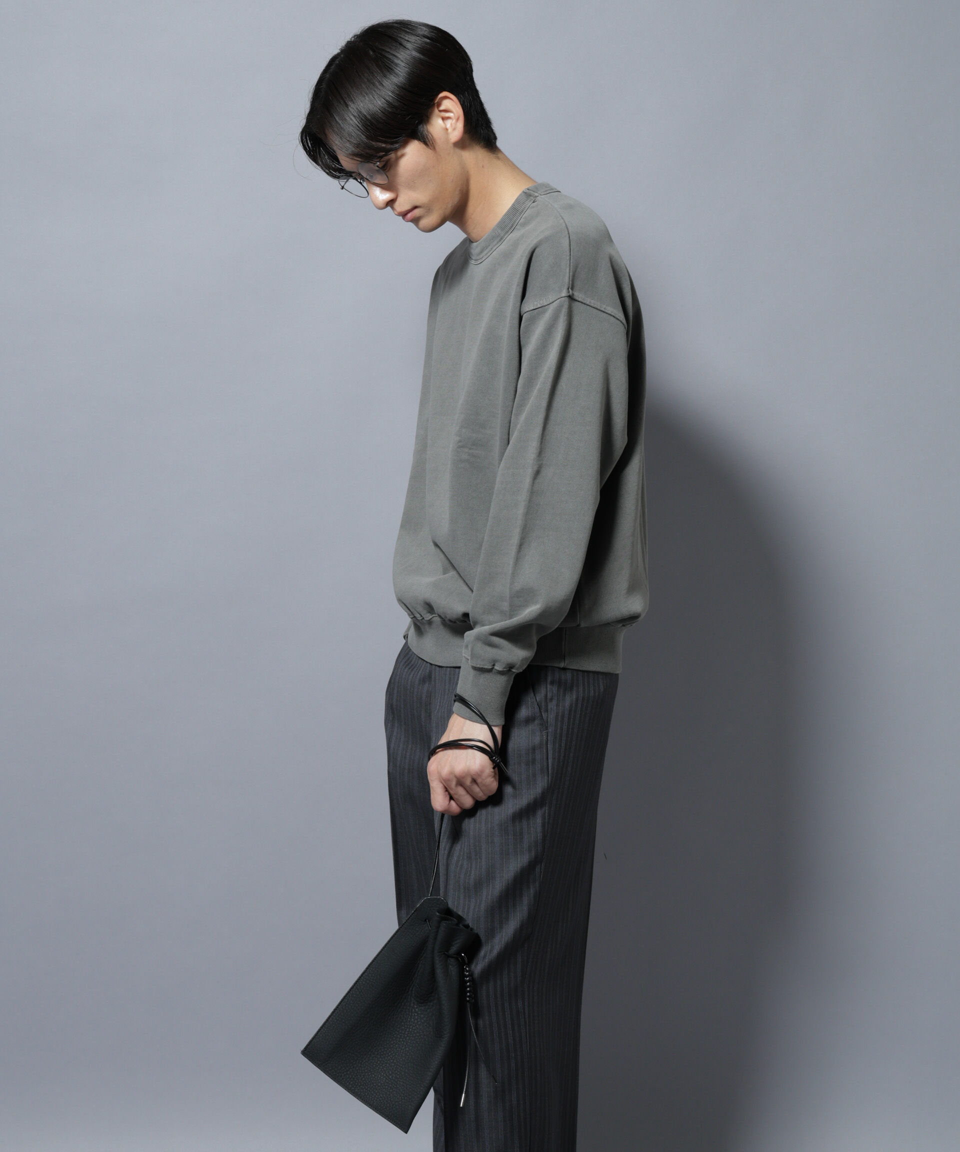 nano･universe「ヴィンテージライク クルーネックスウェット」|Tシャツ・カットソー|