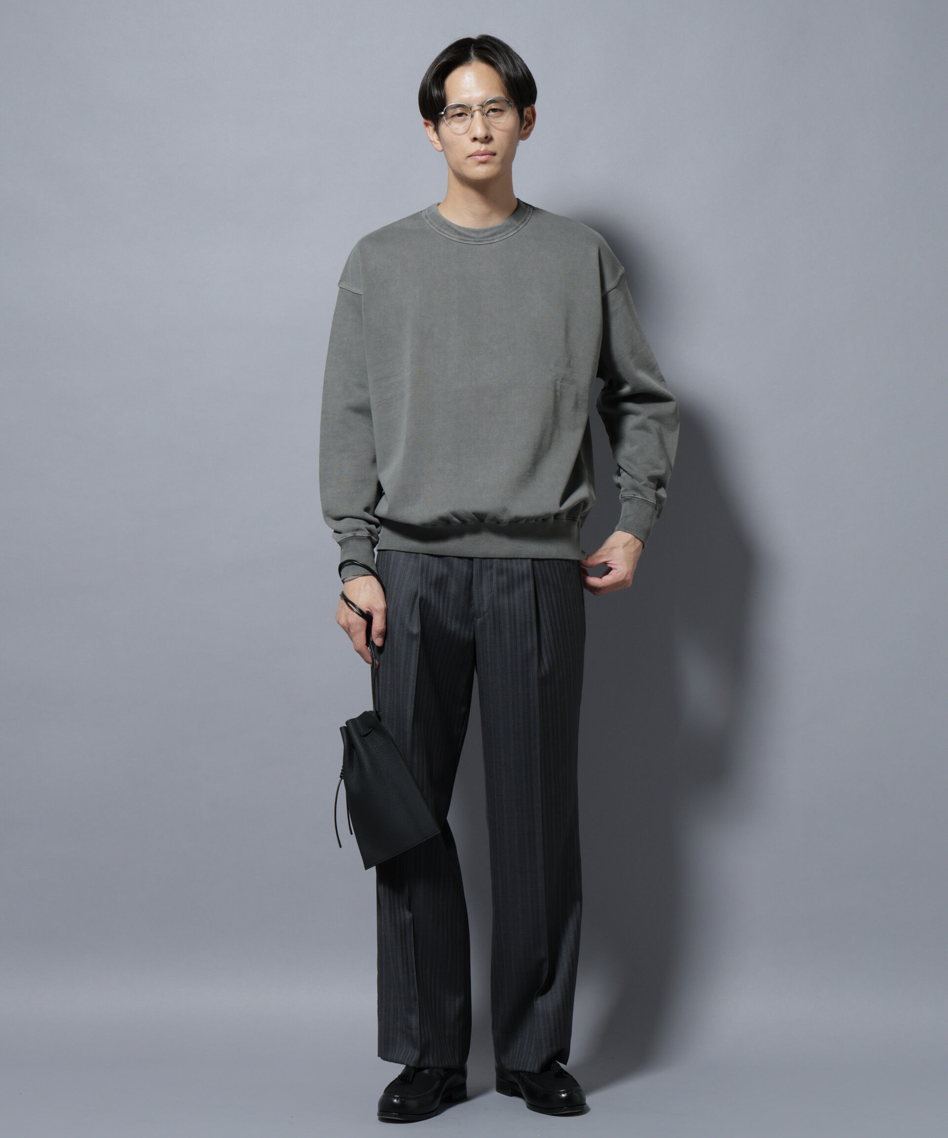 nano･universe「ヴィンテージライク クルーネックスウェット」|Tシャツ・カットソー|