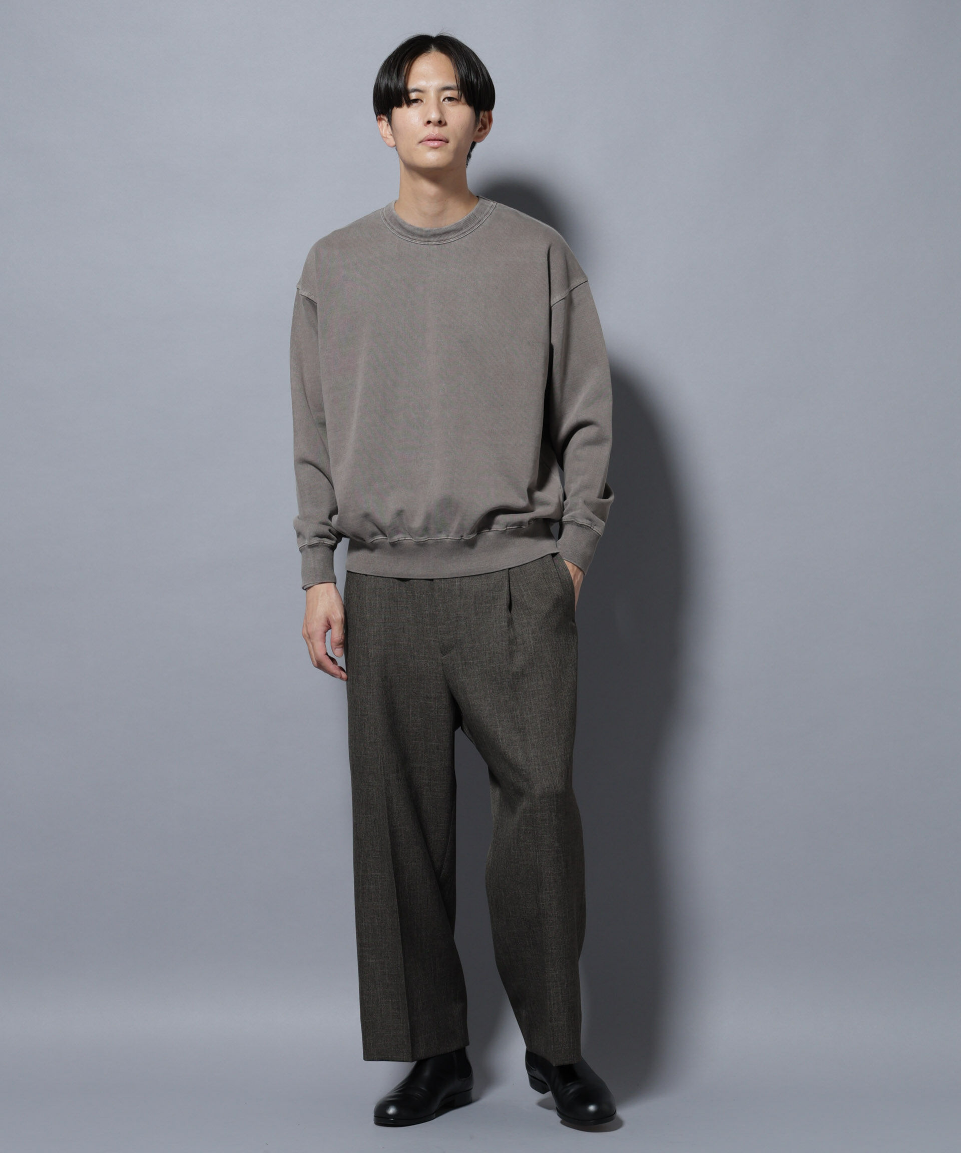 nano･universe「ヴィンテージライク クルーネックスウェット」|Tシャツ・カットソー|