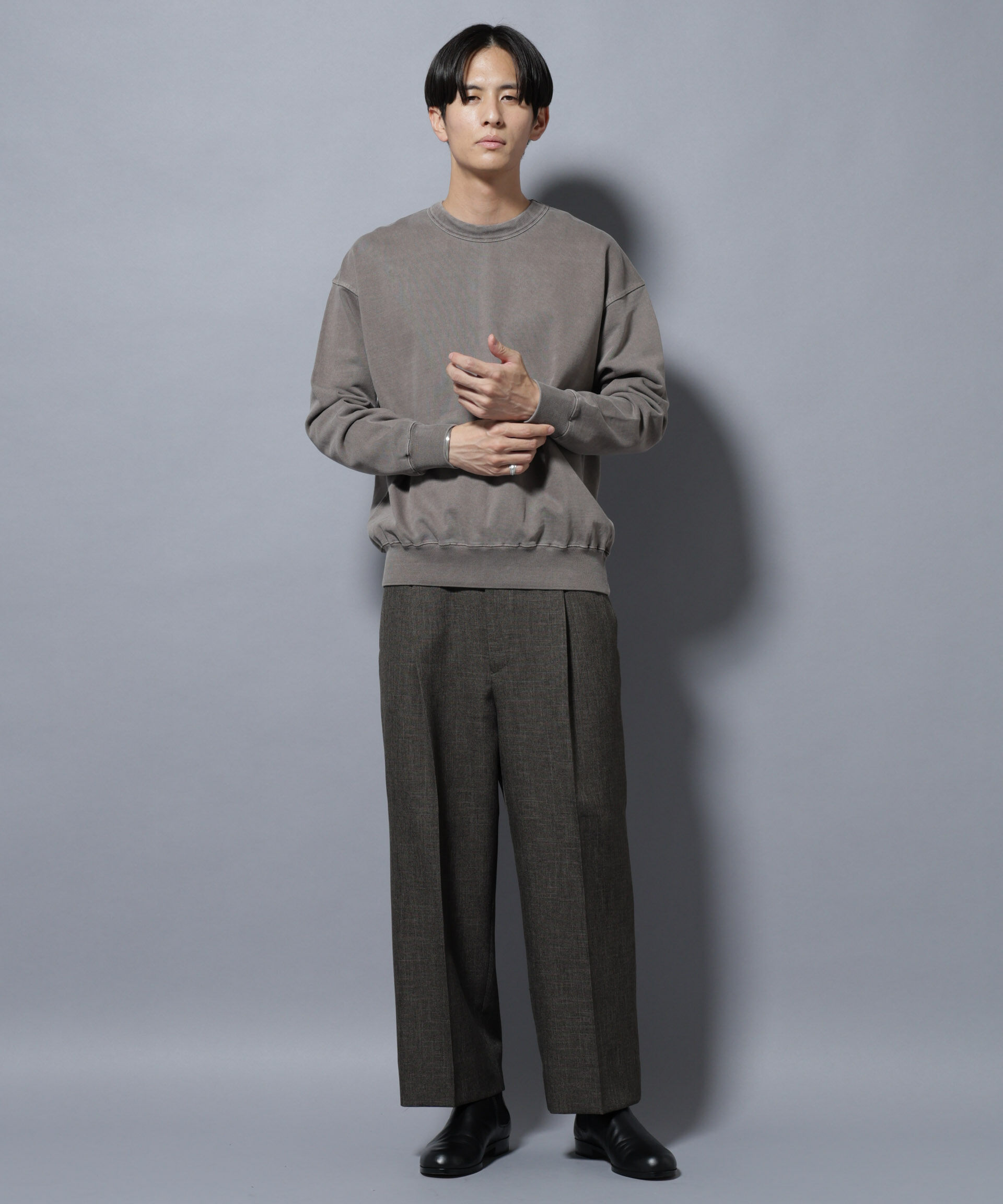 nano･universe「ヴィンテージライク クルーネックスウェット」|Tシャツ・カットソー|