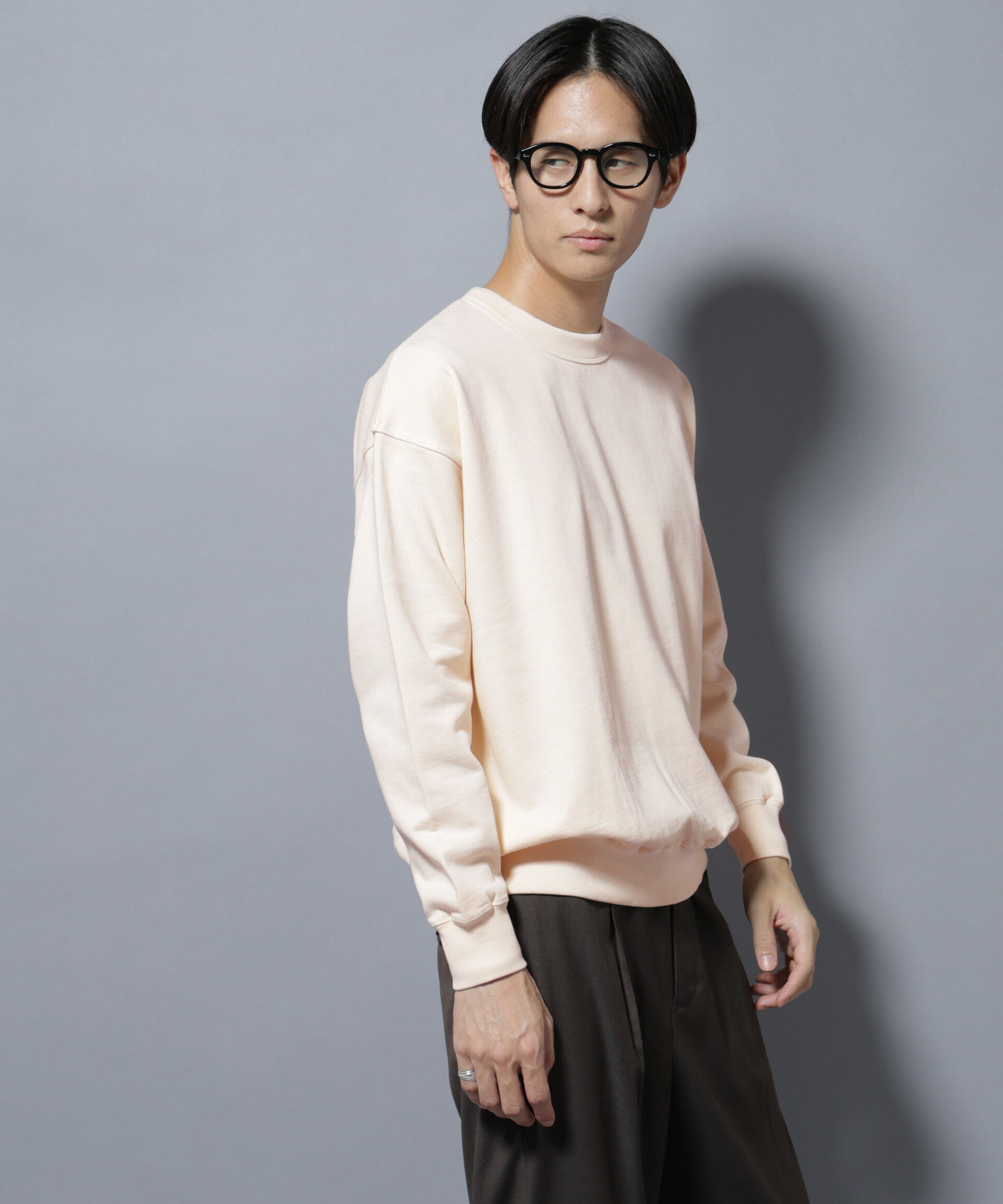 nano･universe「ヴィンテージライク クルーネックスウェット」|Tシャツ・カットソー|