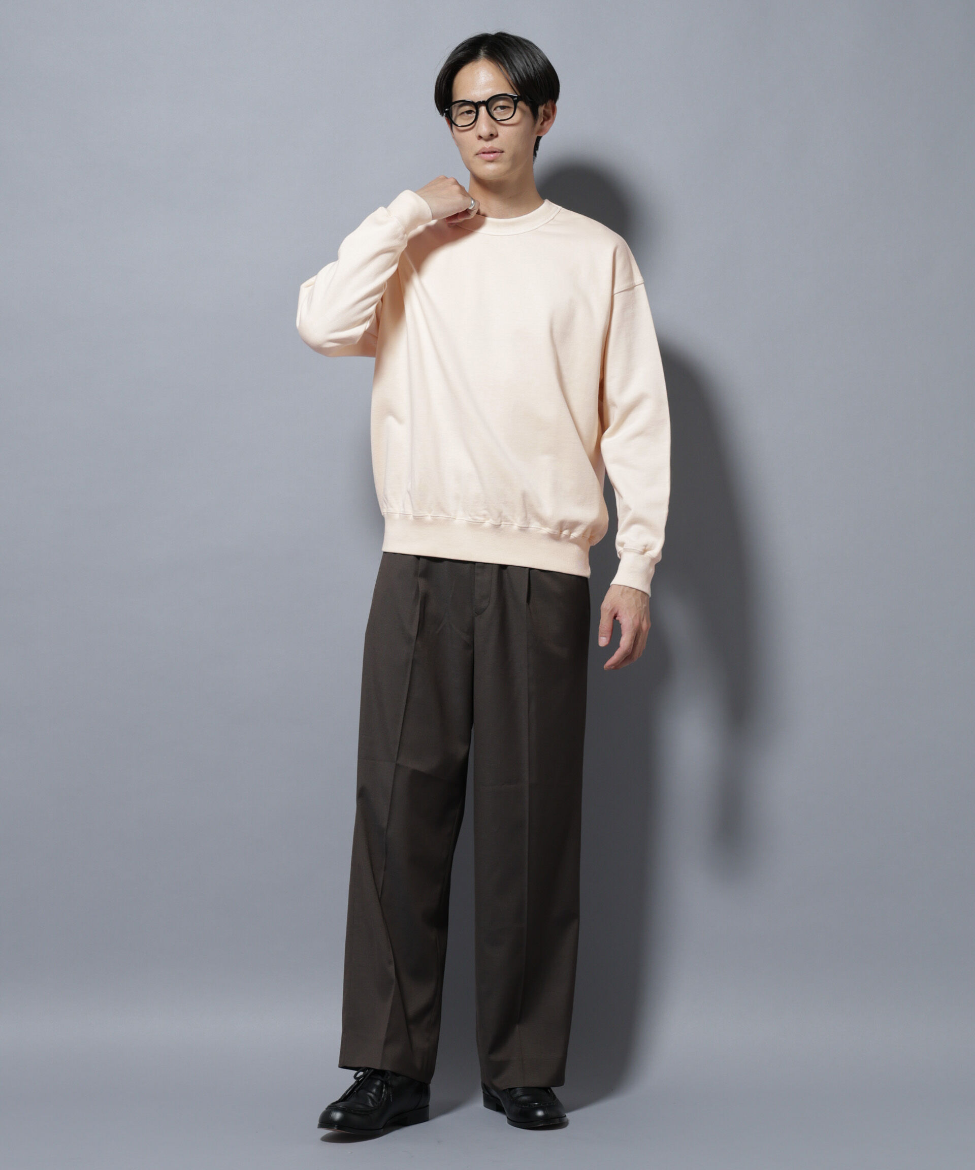 nano･universe「ヴィンテージライク クルーネックスウェット」|Tシャツ・カットソー|