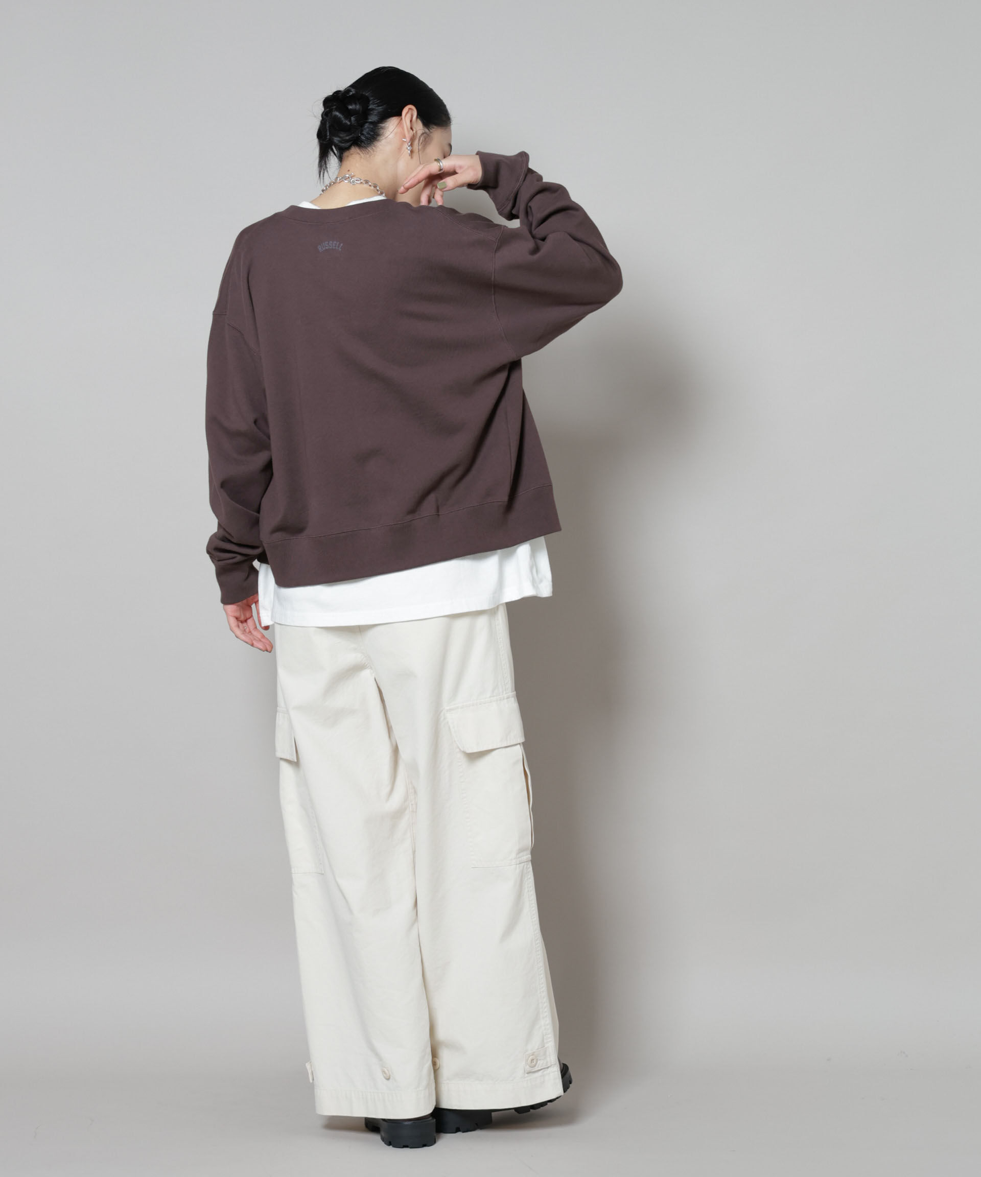 nano･universe「RUSSELL ATHLETIC/別注 Mini Logo Sweat Cardigan」|Tシャツ・カットソー|