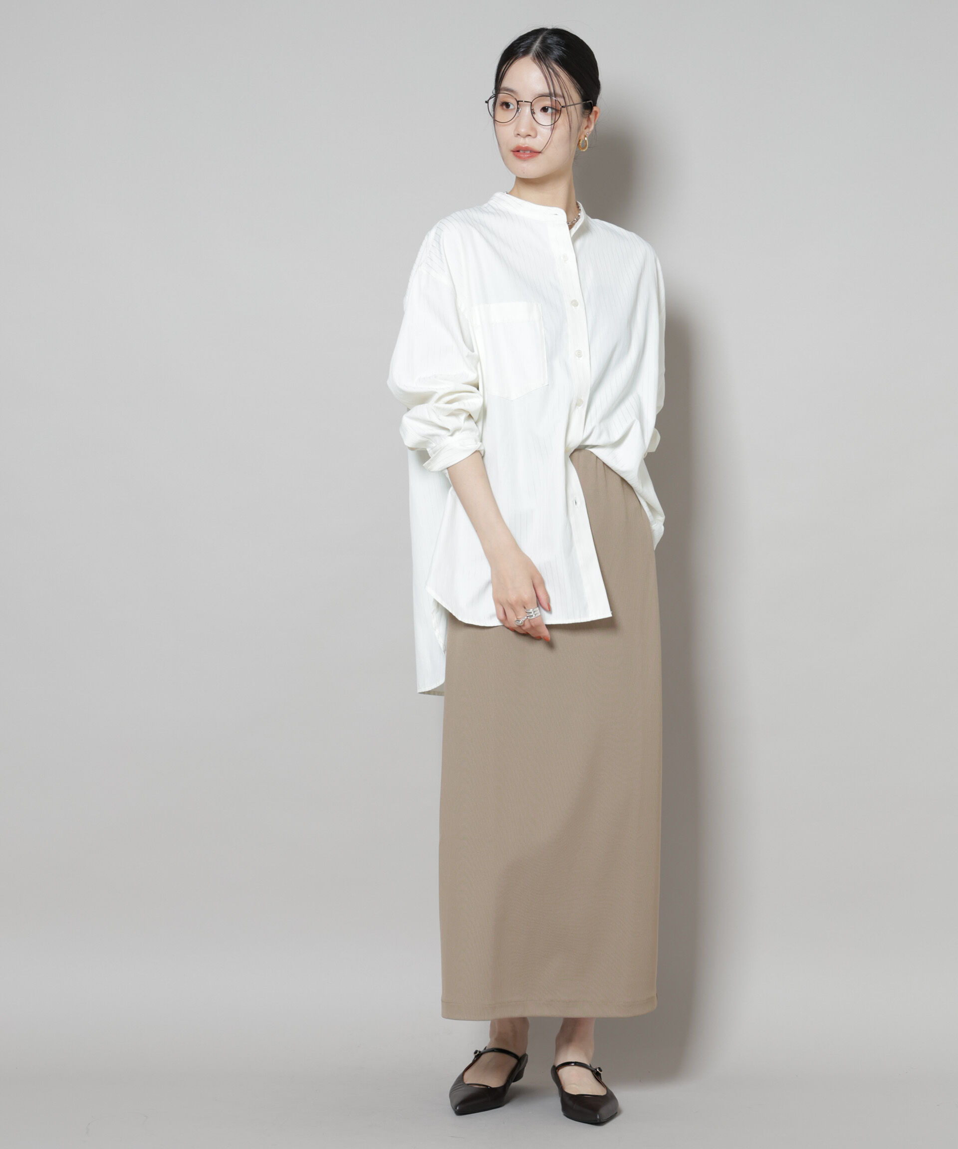 nano･universe「サカリバナロースカート(セットアップ可)」|スカート|