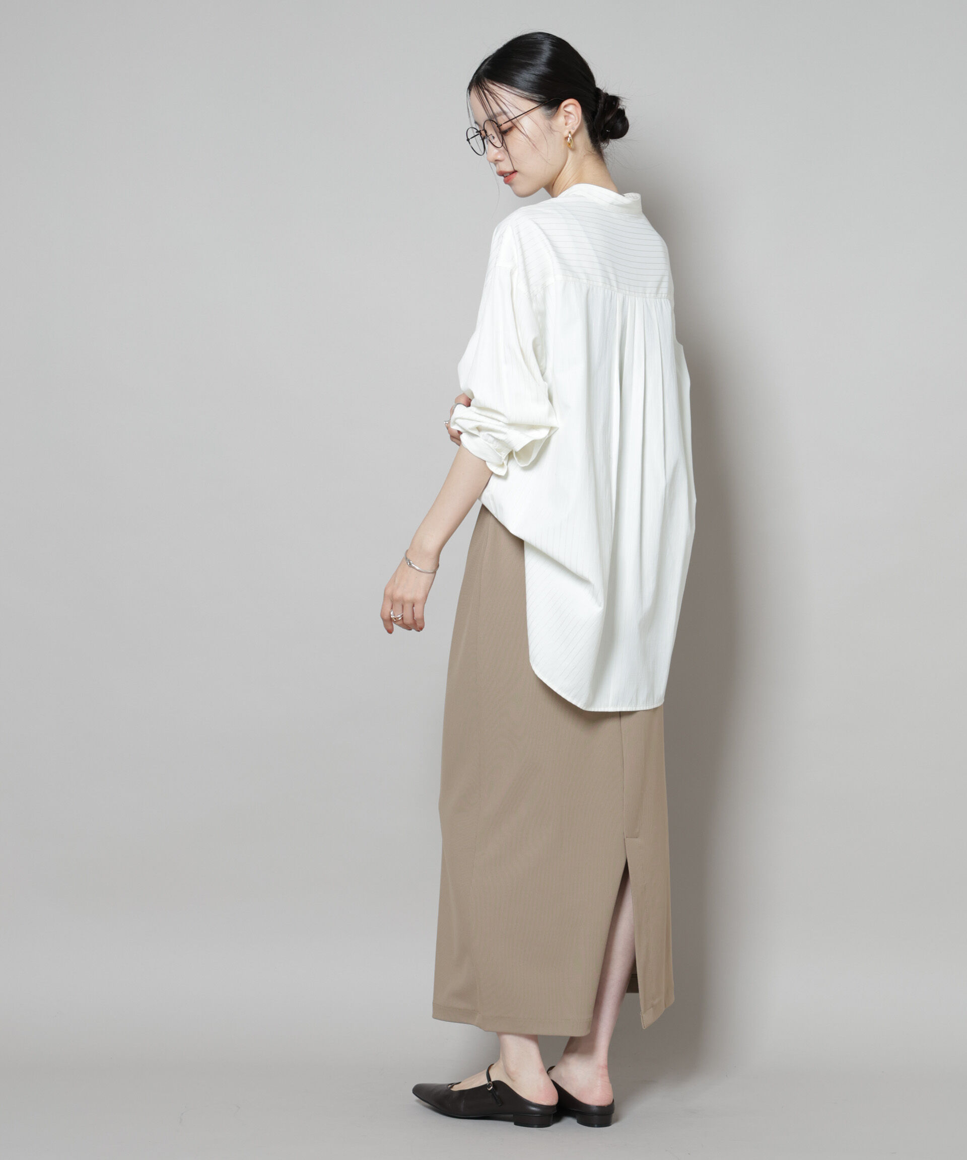 nano･universe「サカリバナロースカート(セットアップ可)」|スカート|