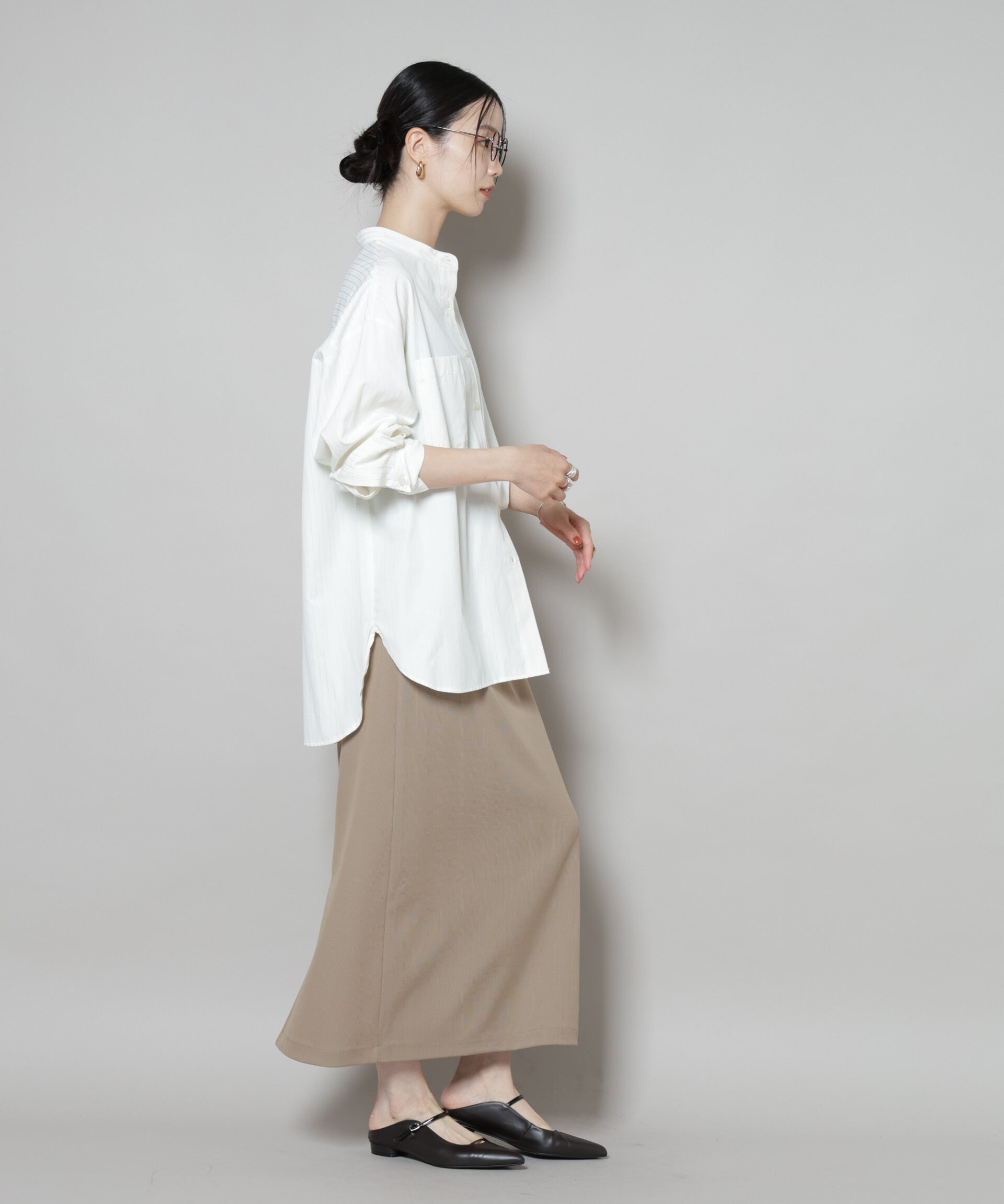 nano･universe「サカリバナロースカート(セットアップ可)」|スカート|