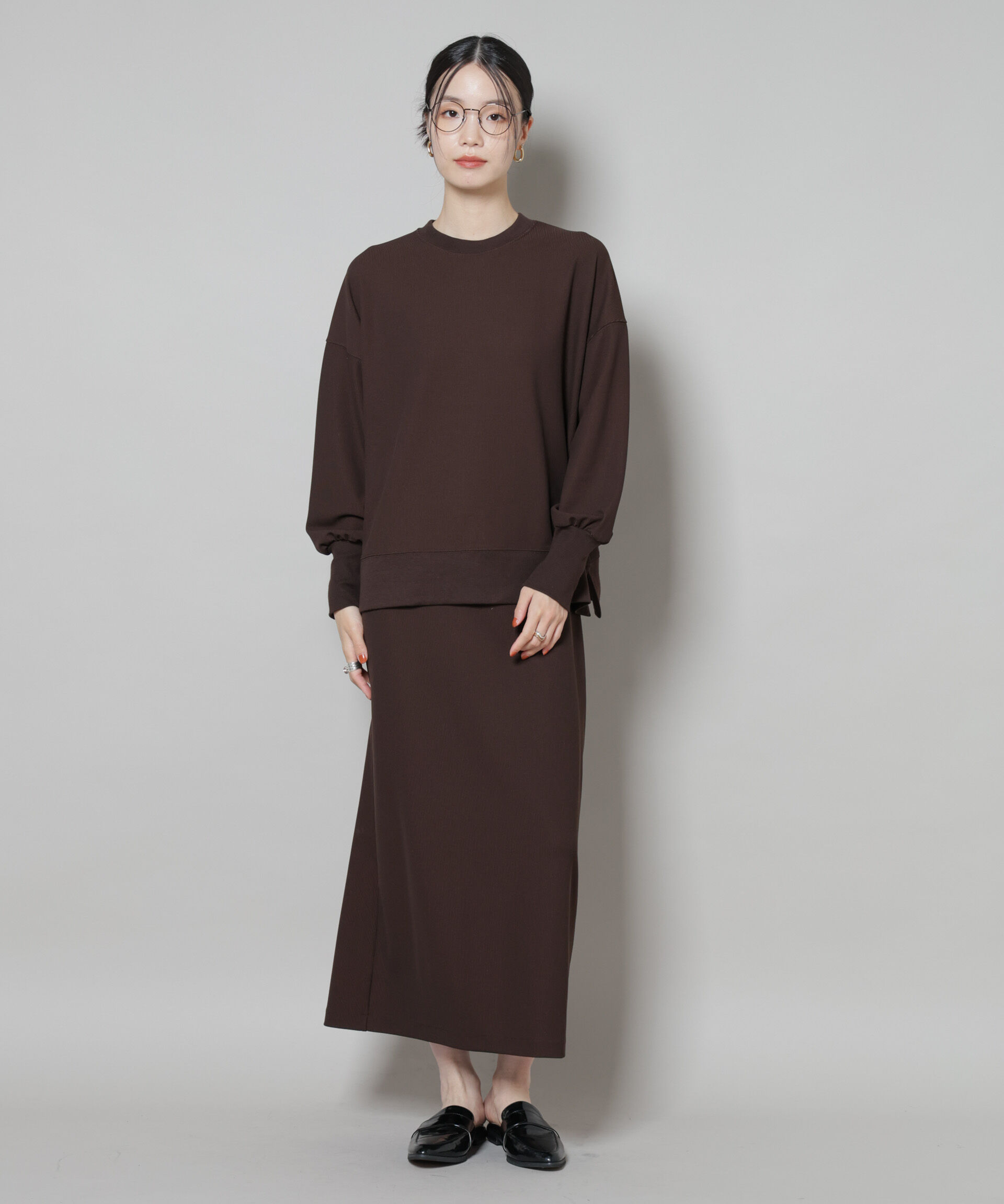 nano･universe「サカリバナロースカート(セットアップ可)」|スカート|