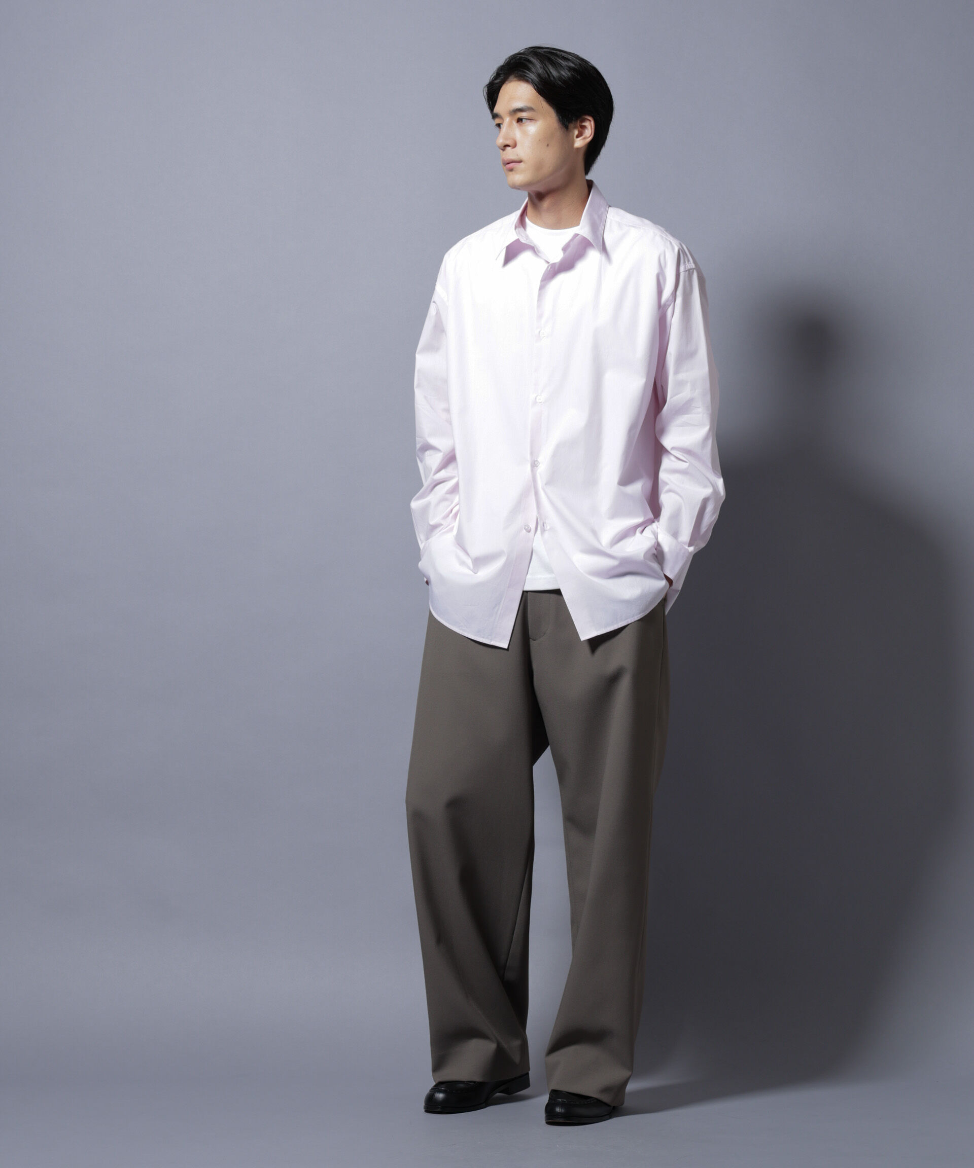 nano･universe「｢SIDOGRAS-SIDOPOPEL｣ マイクロストライプシャツ」|シャツ・ブラウス|