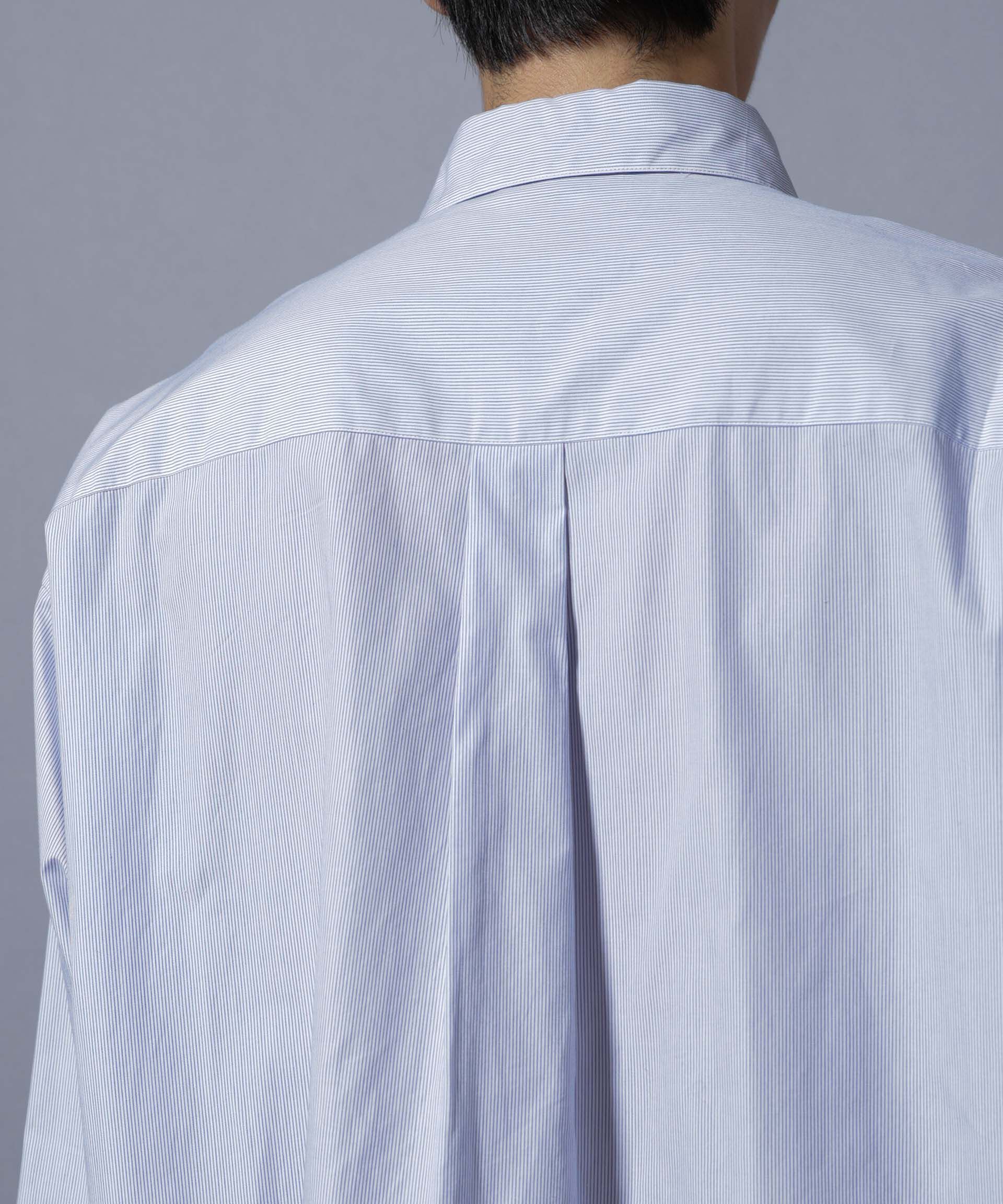 nano･universe「｢SIDOGRAS-SIDOPOPEL｣ マイクロストライプシャツ」|シャツ・ブラウス|